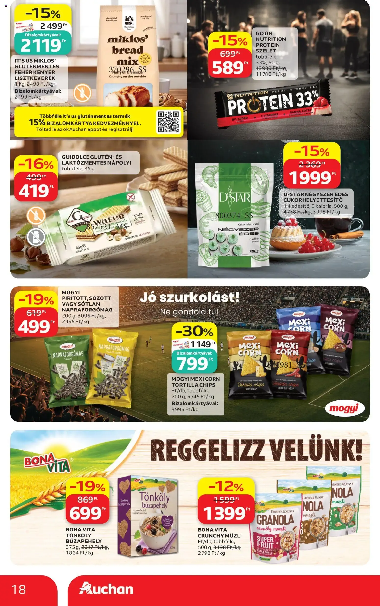 Katalógus Auchan akciós újság - 2026.06.18. -tól/töl > akció, lapozható szórólap 🛍️ június 18.-tól június 24.-ig 2026. - Oldal 18