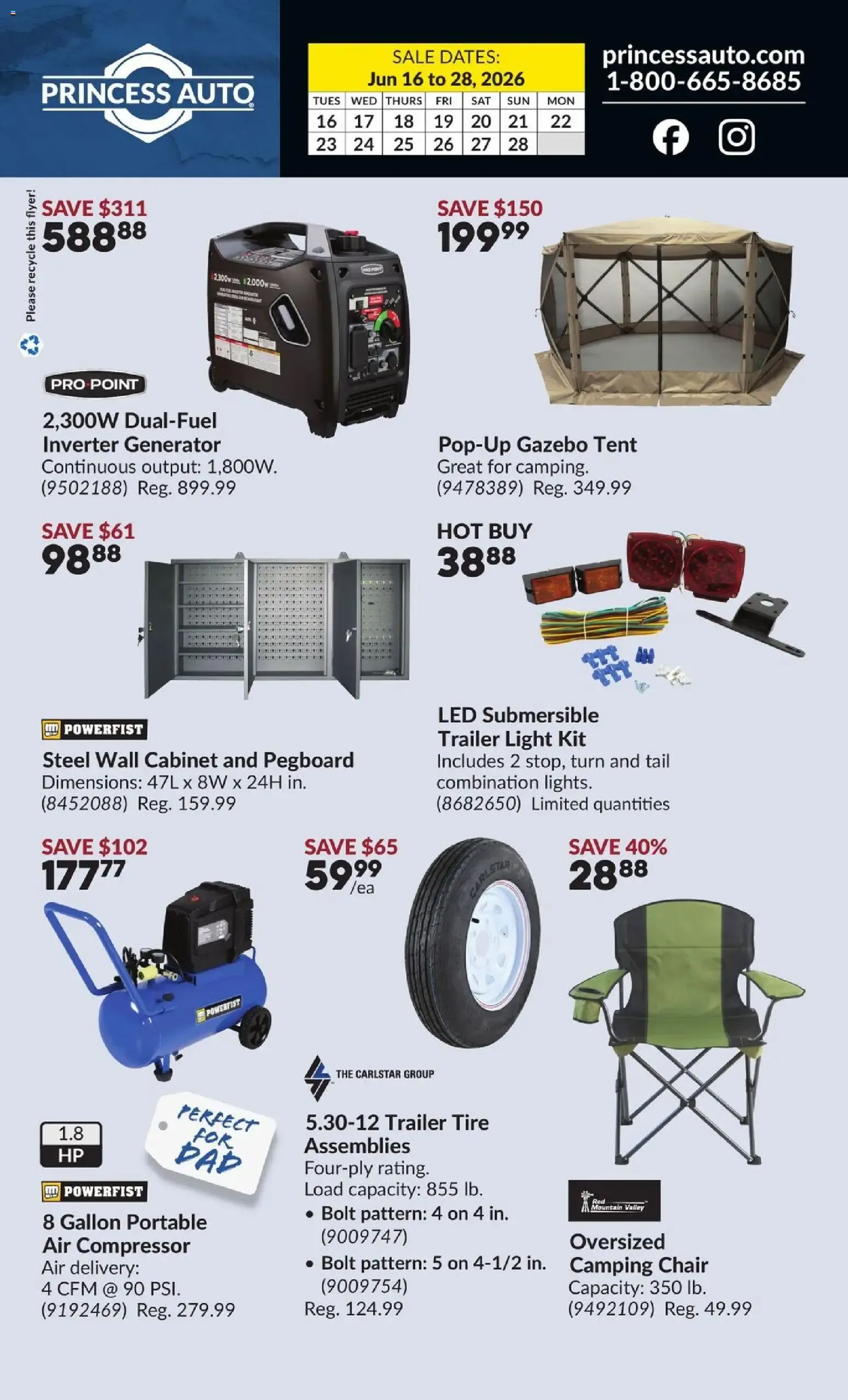 Princess Auto weekly flyer - 2 Week Sale! from Jun 16, 2026 > weekly specials & deals from June 16 to June 28 2026 - flyer page 2
