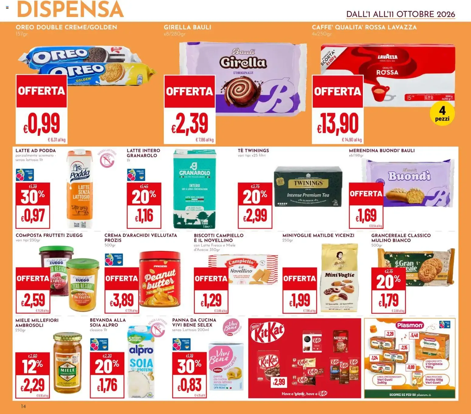 Nuovo Pan volantino dal 01/10/2026 > offerte anteprima 🛍️ da 1 ottobre a 21 ottobre di 2026 - Pagina del volantino 14