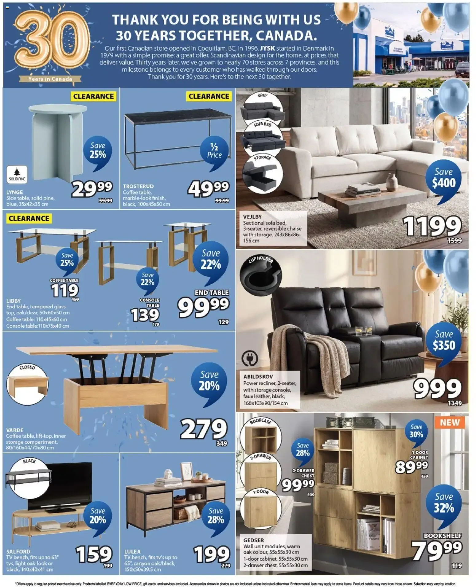 JYSK: 30 Años de Celebración - Ahorra hasta 60% from October 8 to October 21 2026 - flyer page 4