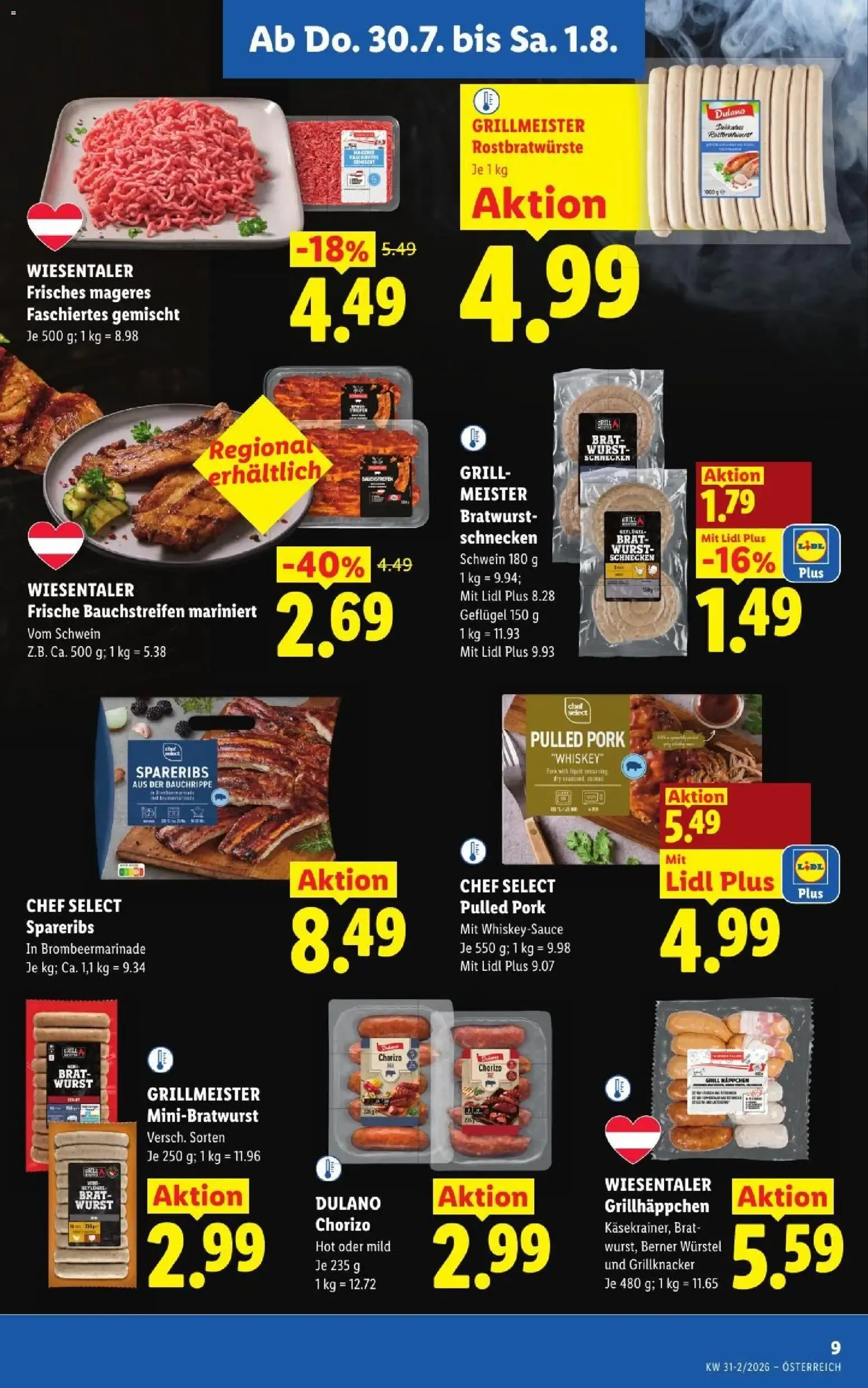 Lidl - Flugblatt del 30.07. al 01.08. von 30. Juli bis 1. August 2026 - Flugblätt seite 11