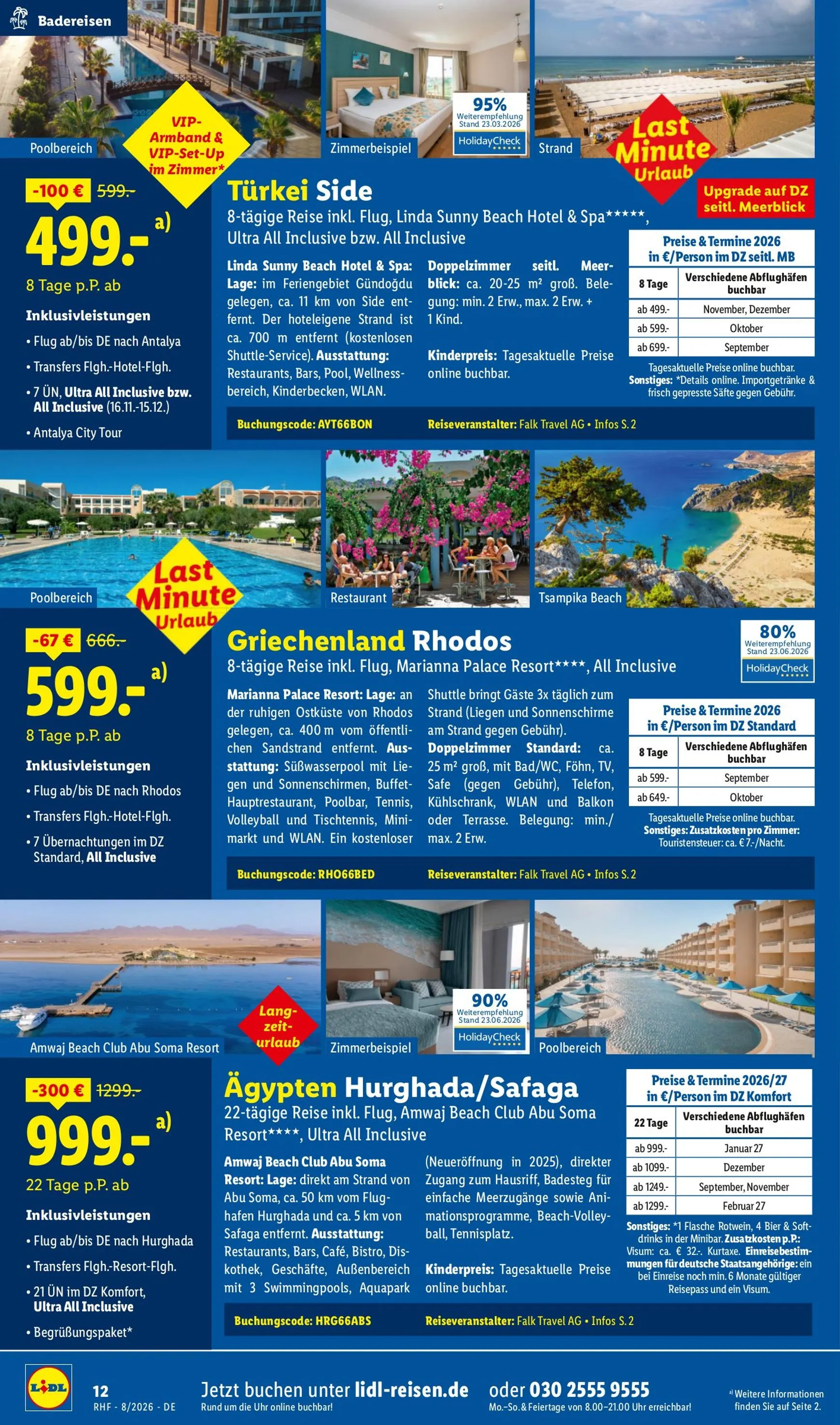 Lidl-Reisen: Spontan dem Alltag entfliehen von 29. Juli bis 31. August 2026 - Prospekt seite 12