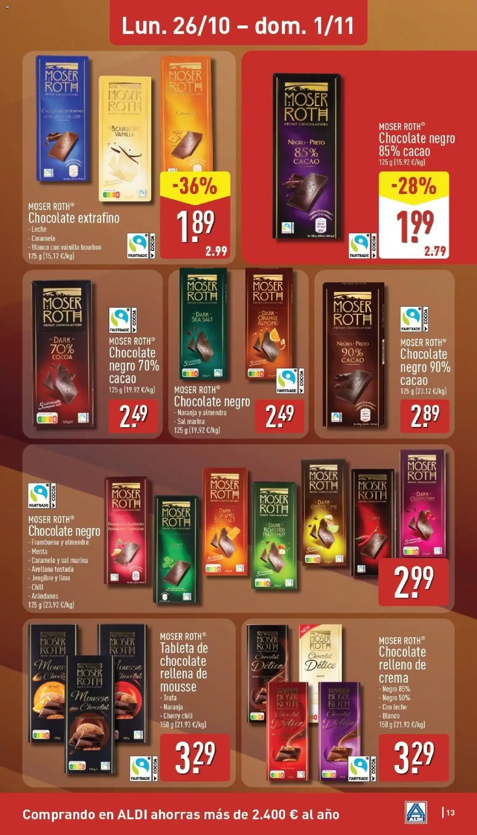 Catálogo de Aldi folleto Península del 26/10/2026 | Catálogo 26 de octubre al 1 de noviembre 2026 - Página 13