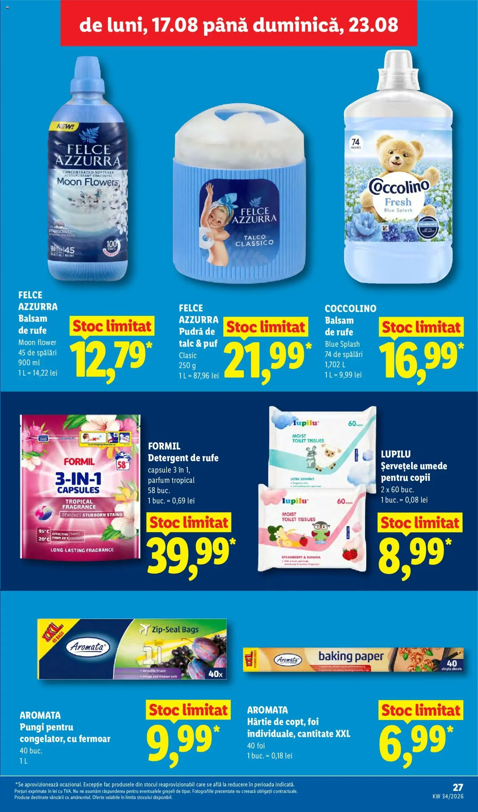 Catalog Catalog LIDL 17.08.2026 - Oferta și Revista online de la 17 august până la 23 august 2026 - Revista Pagina 27