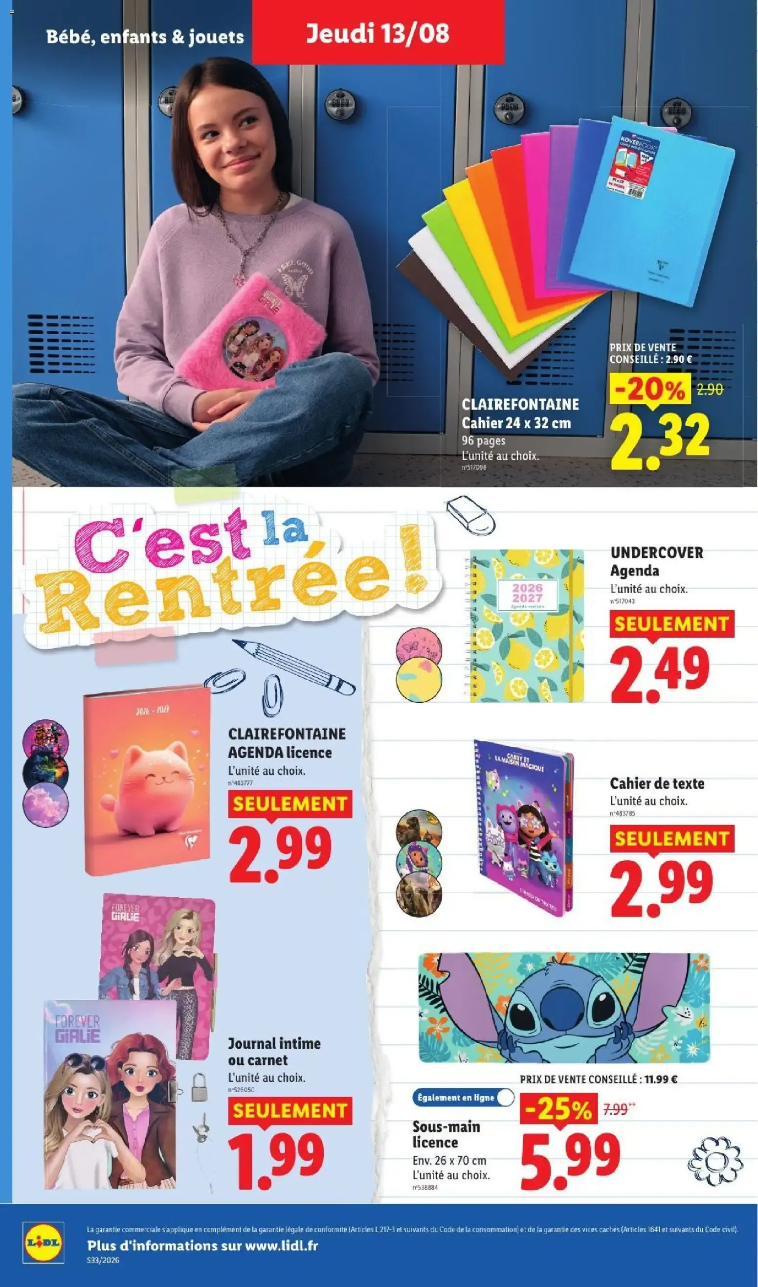 Catalogue LIDL du 13/08/2026 | Promo prospectus en ligne du 13 août au 19 août 2026 - Catalogue page 35