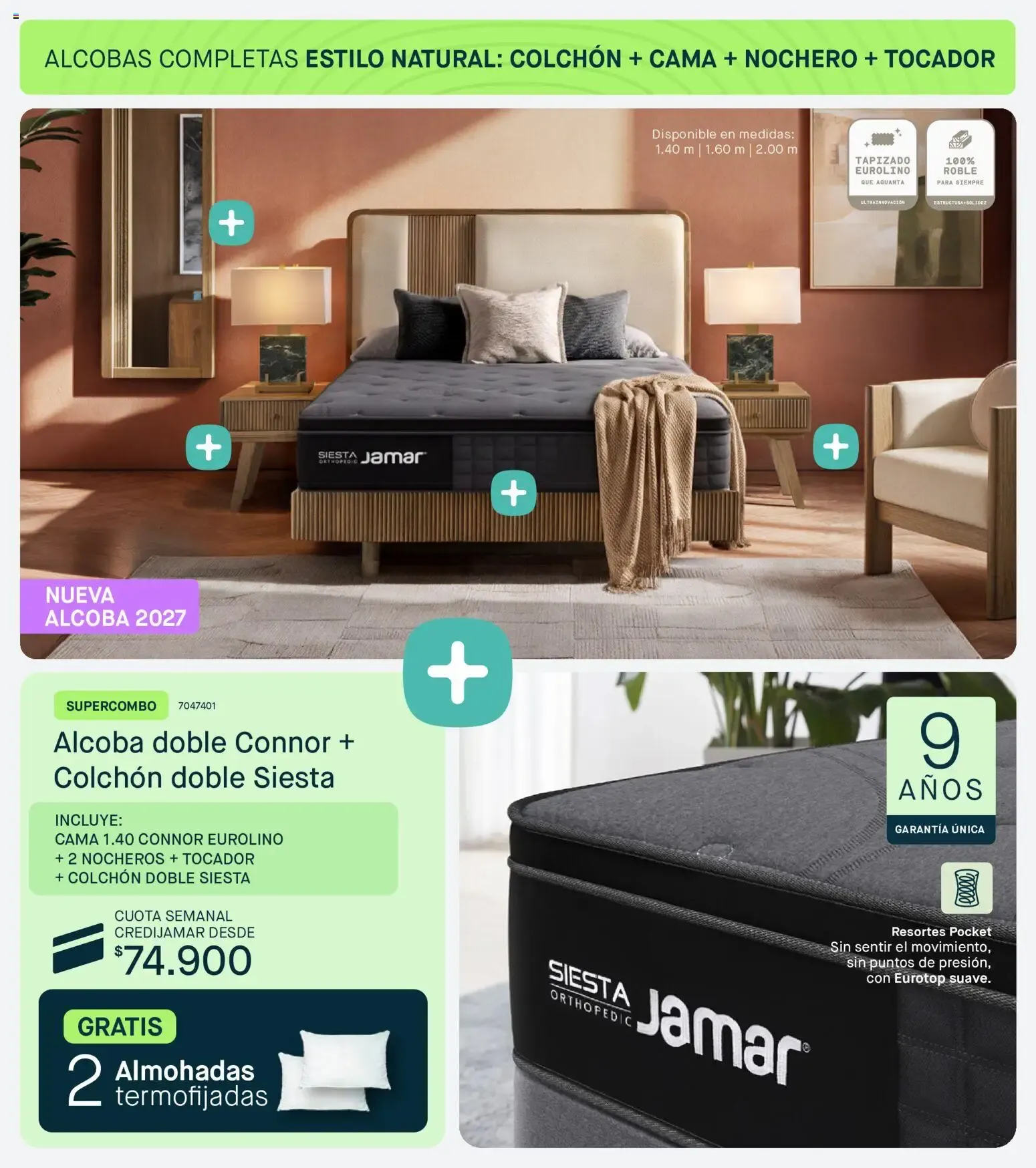 Catalogo de Jamar - Sueña: Colchones + Alcobas 23 de octubre al 31 de diciembre 2026 - Pag 12