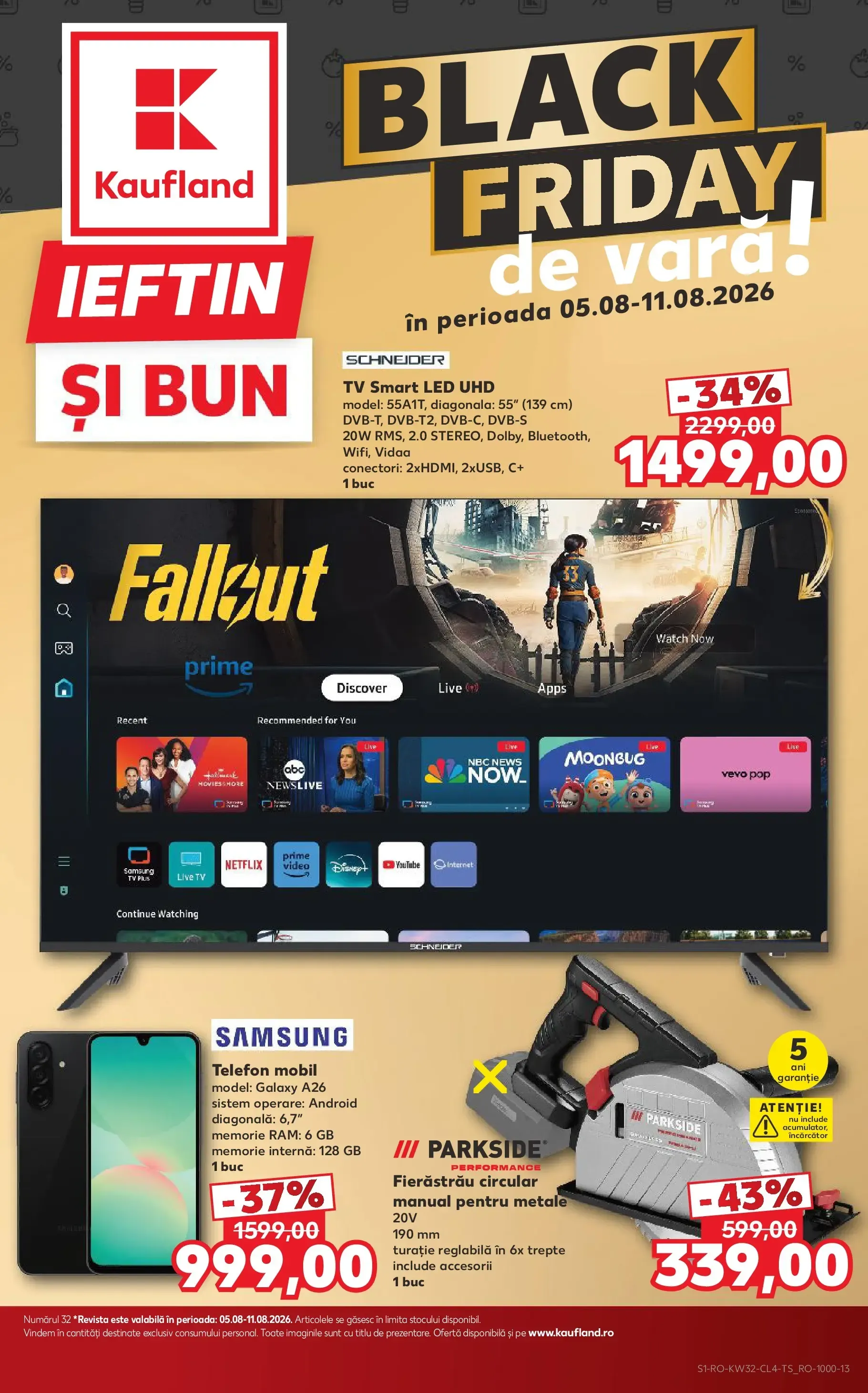 Catalog Kaufland Black Friday de Vară de la 5 august până la 11 august 2026 - Revista Pagina 1