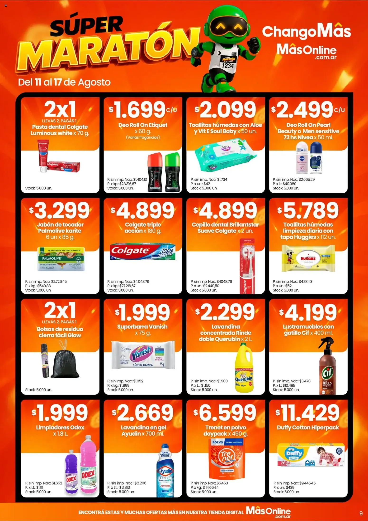 Ofertas de Súper Maratón Chango Más: Juguetería y ofertas 11 de agosto al 17 de agosto 2026 - Página 9 del catálogo