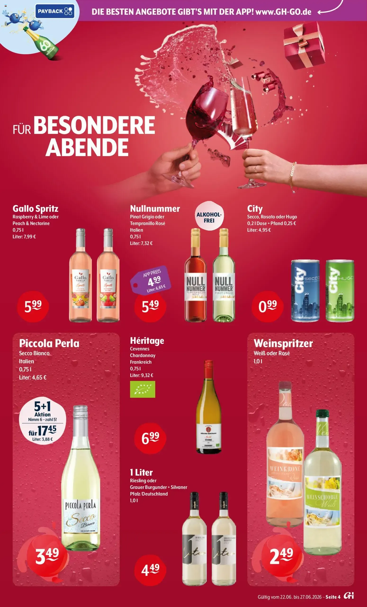 Getränke Hoffmann - Jubiläumsdeals von 22. Juni bis 27. Juni 2026 - Prospekt seite 4