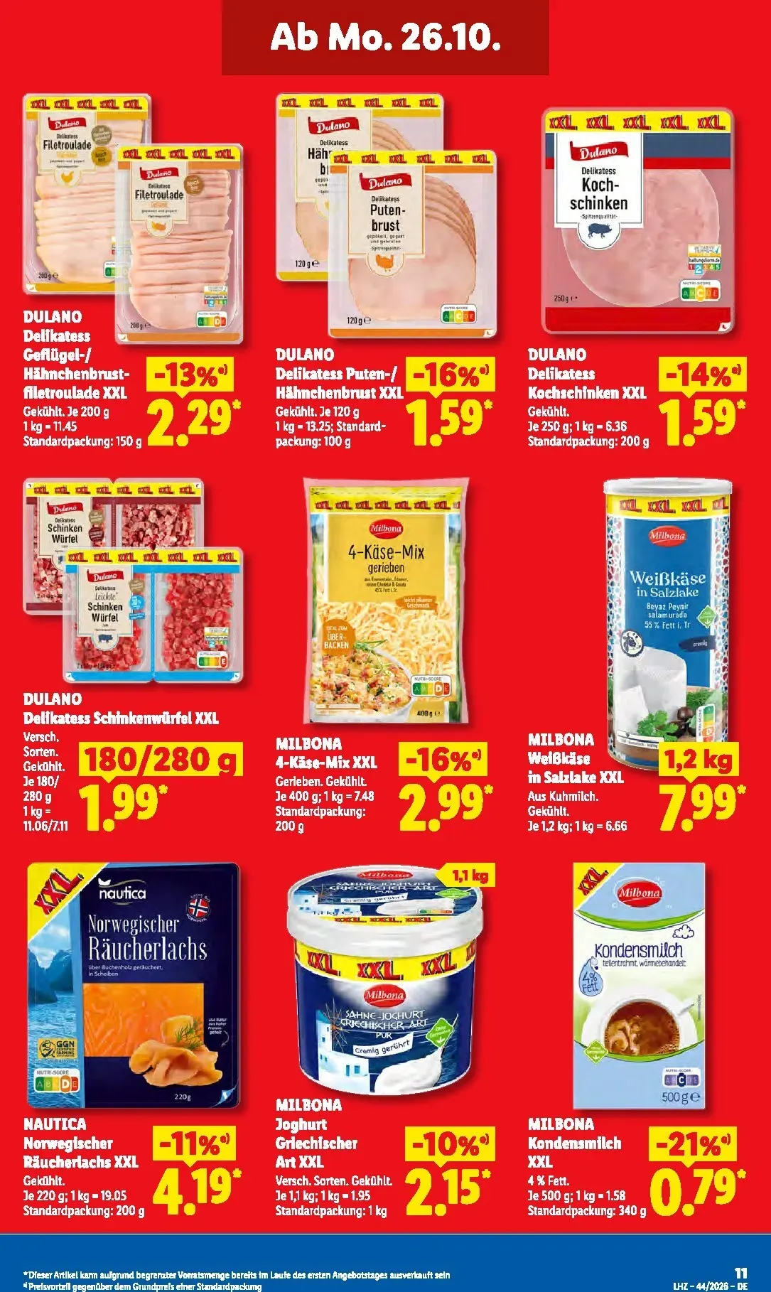 Lidl Prospekt – von Montag 26.10.2026 bis Samstag 31.10.2026 von 26. Oktober bis 31. Oktober 2026 - Prospekt seite 22