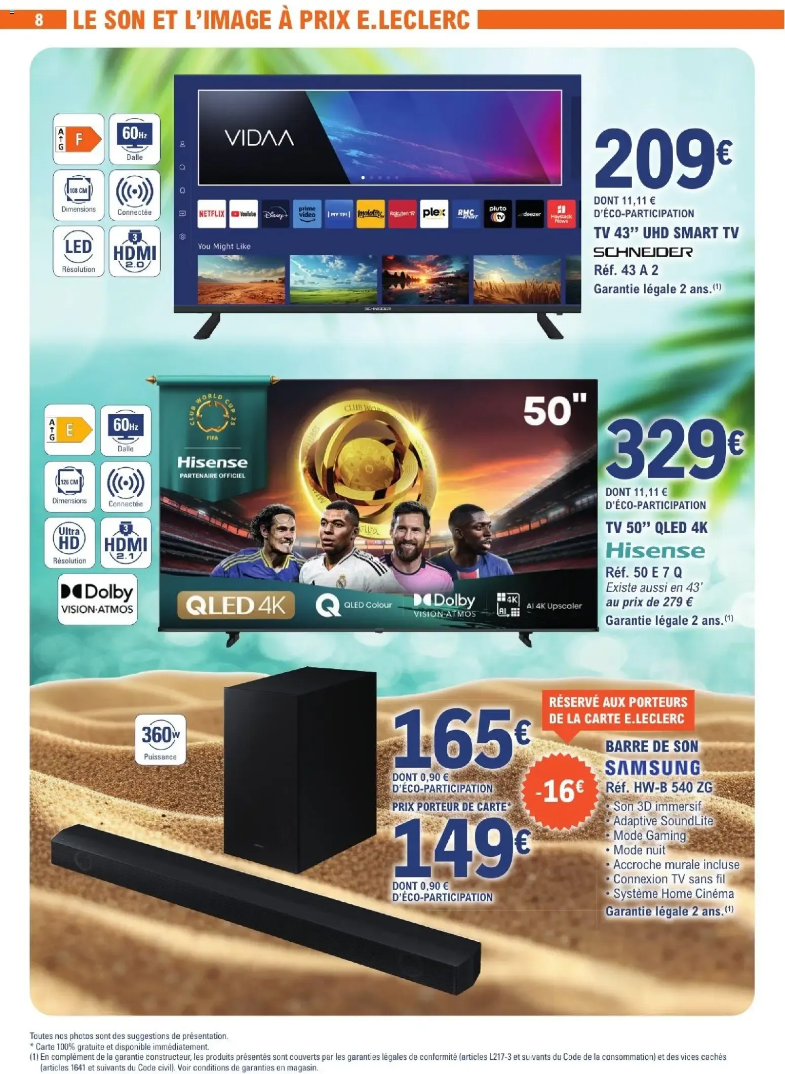 POUR DES VACANCES 100% ÉQUIPÉES du 16 juin au 27 juin 2026 - Catalogue page 8