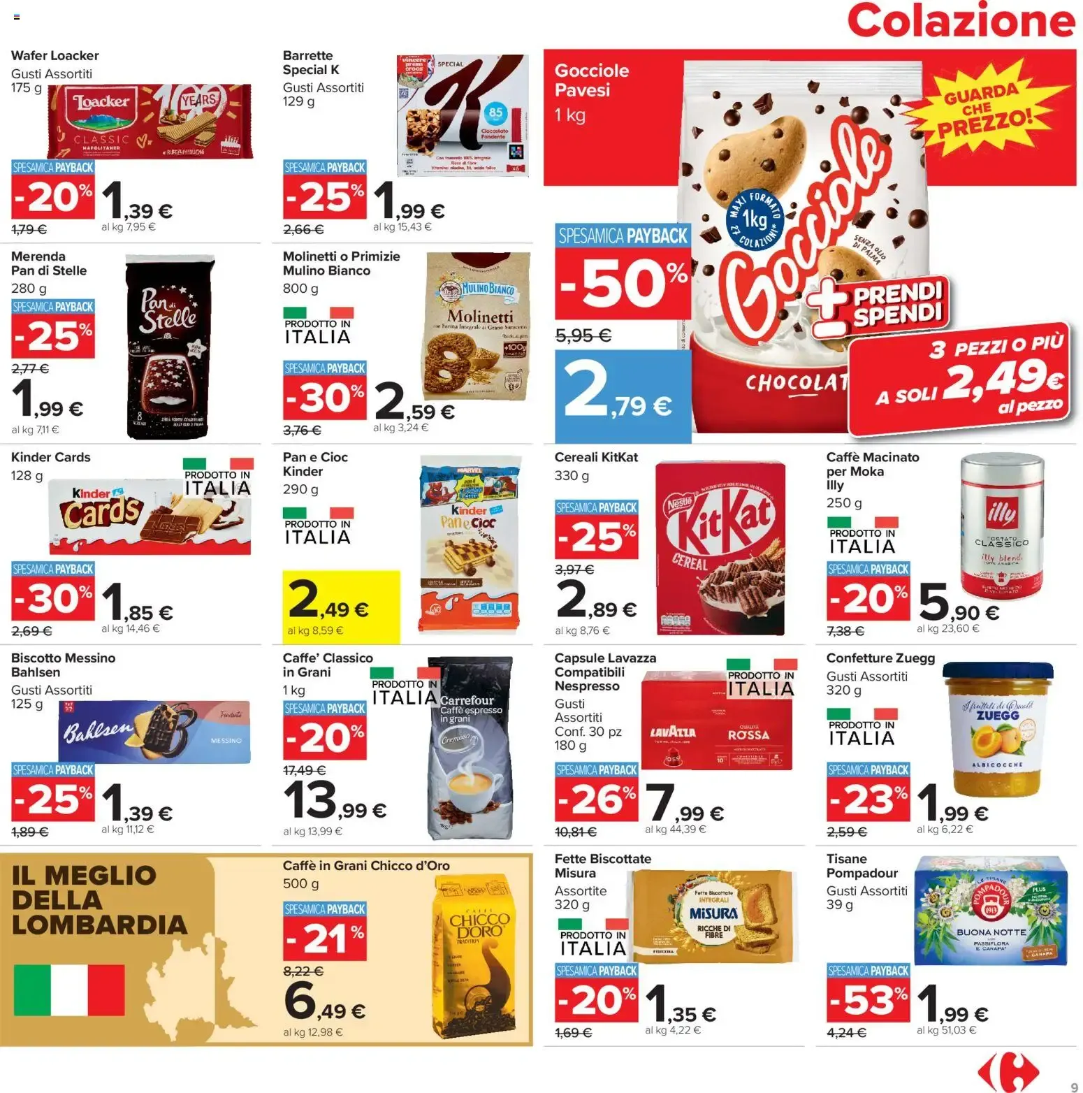 Carrefour Market - SCONTI hasta el 50% da 13 ottobre a 22 ottobre di 2026 - Pagina del volantino 9