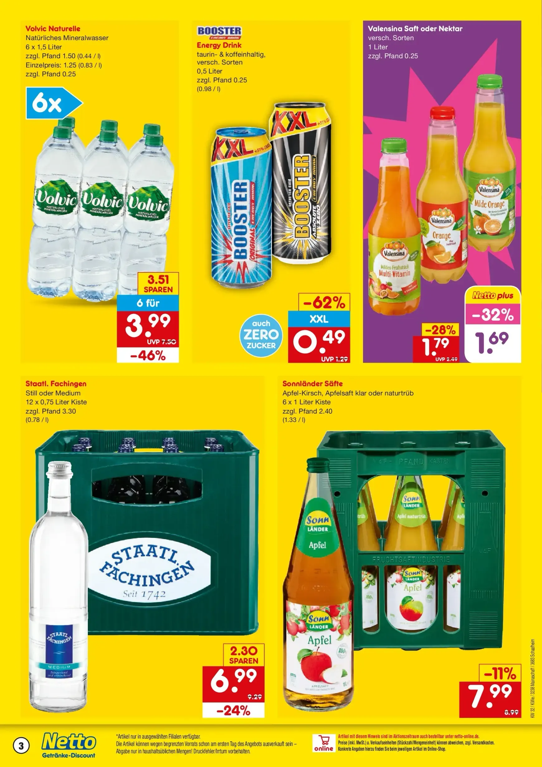 Netto Marken Discount - Getränkeangebote. Prospekt – von Montag 03.08.2026 bis Samstag 08.08.2026 von 3. August bis 8. August 2026 - Prospekt seite 3