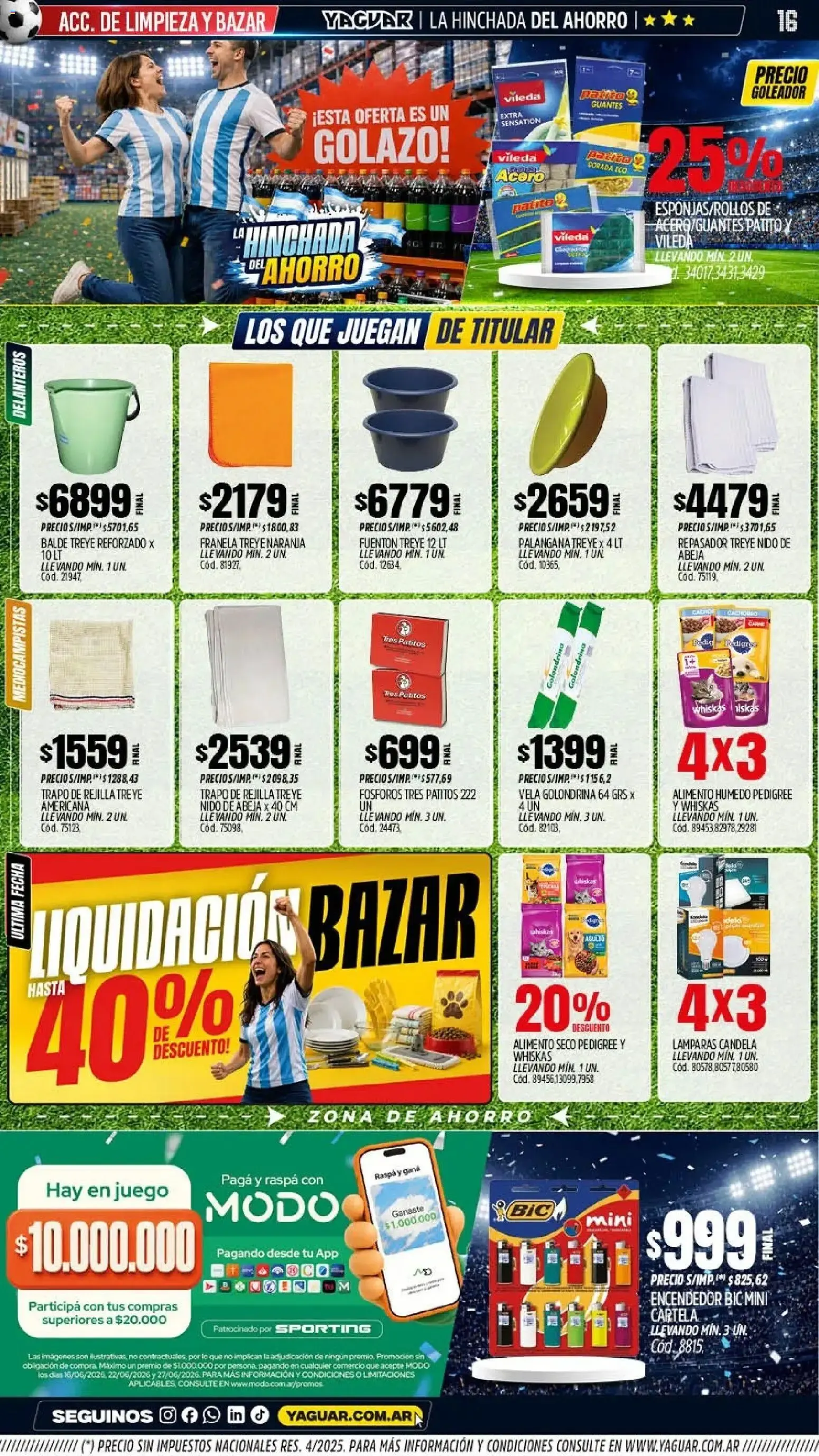 Ofertas de Mayorista Yaguar - La Hinchada del Ahorro 15 de junio al 20 de junio 2026 - Página 15 del catálogo