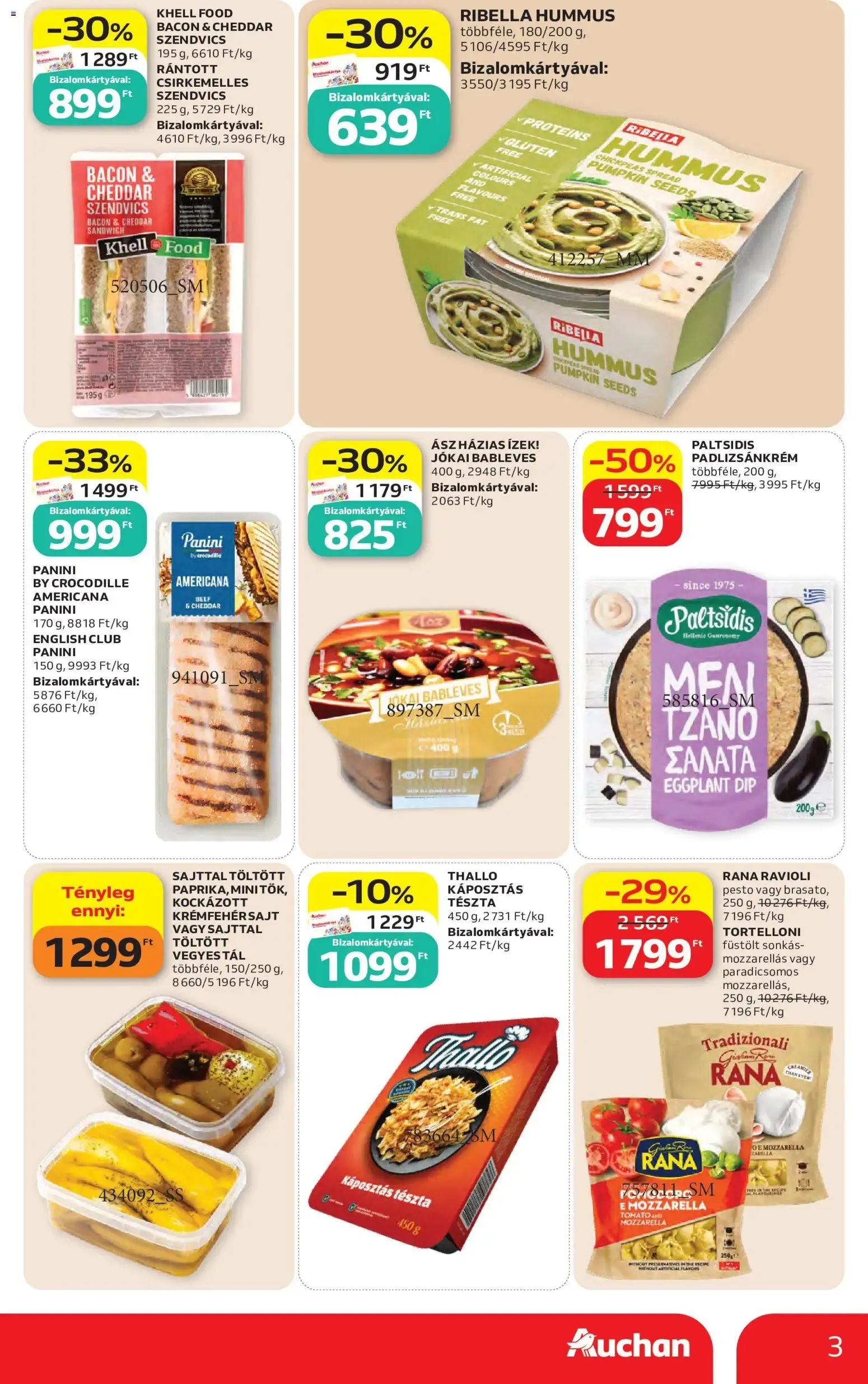 Katalógus Auchan Hipermarket - Márkák Ünnepe! szeptember 10.-tól szeptember 23.-ig 2026. - Oldal 3