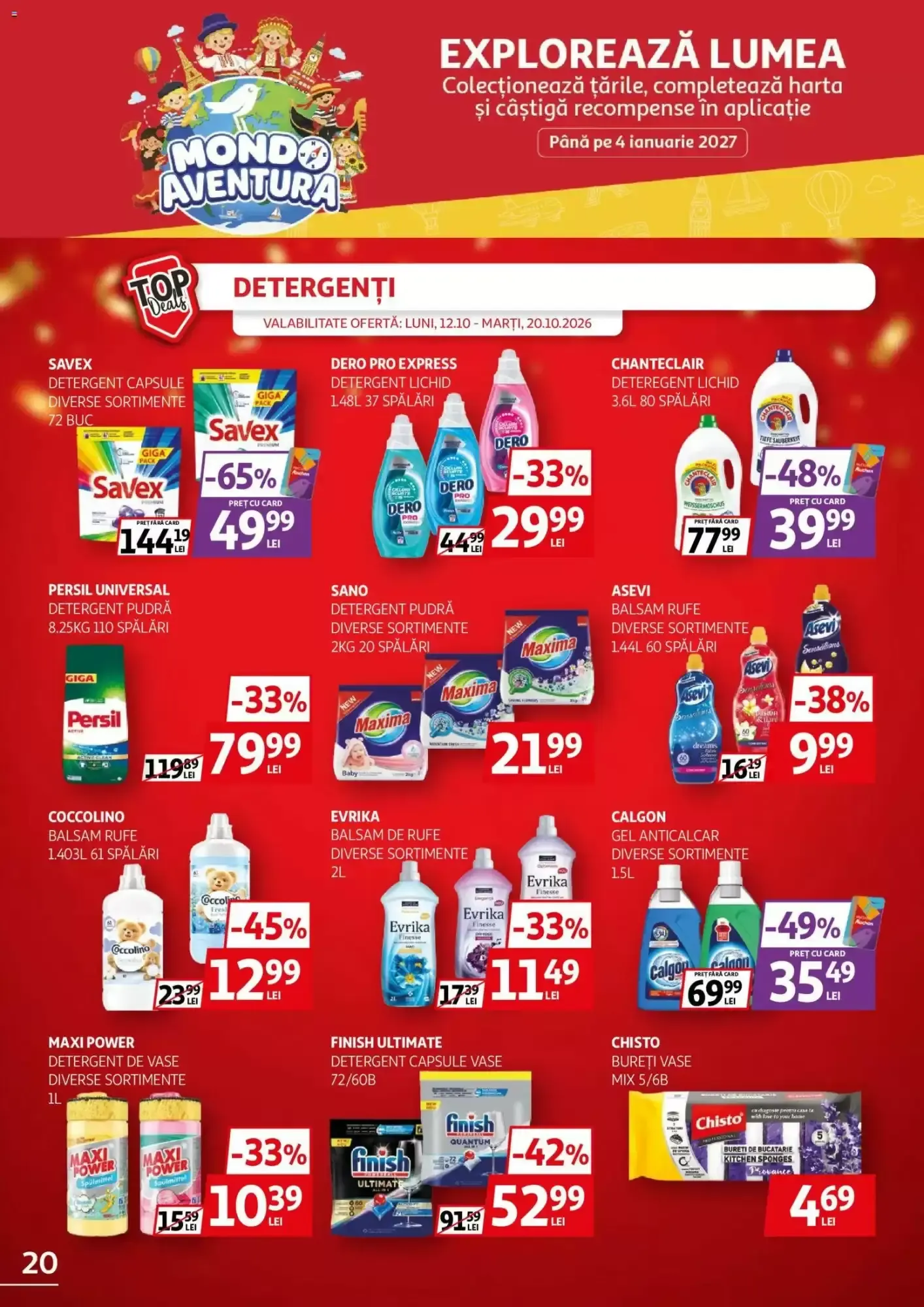 Catalog Catalog Auchan de la 12 octombrie până la 20 octombrie 2026 - Revista Pagina 20