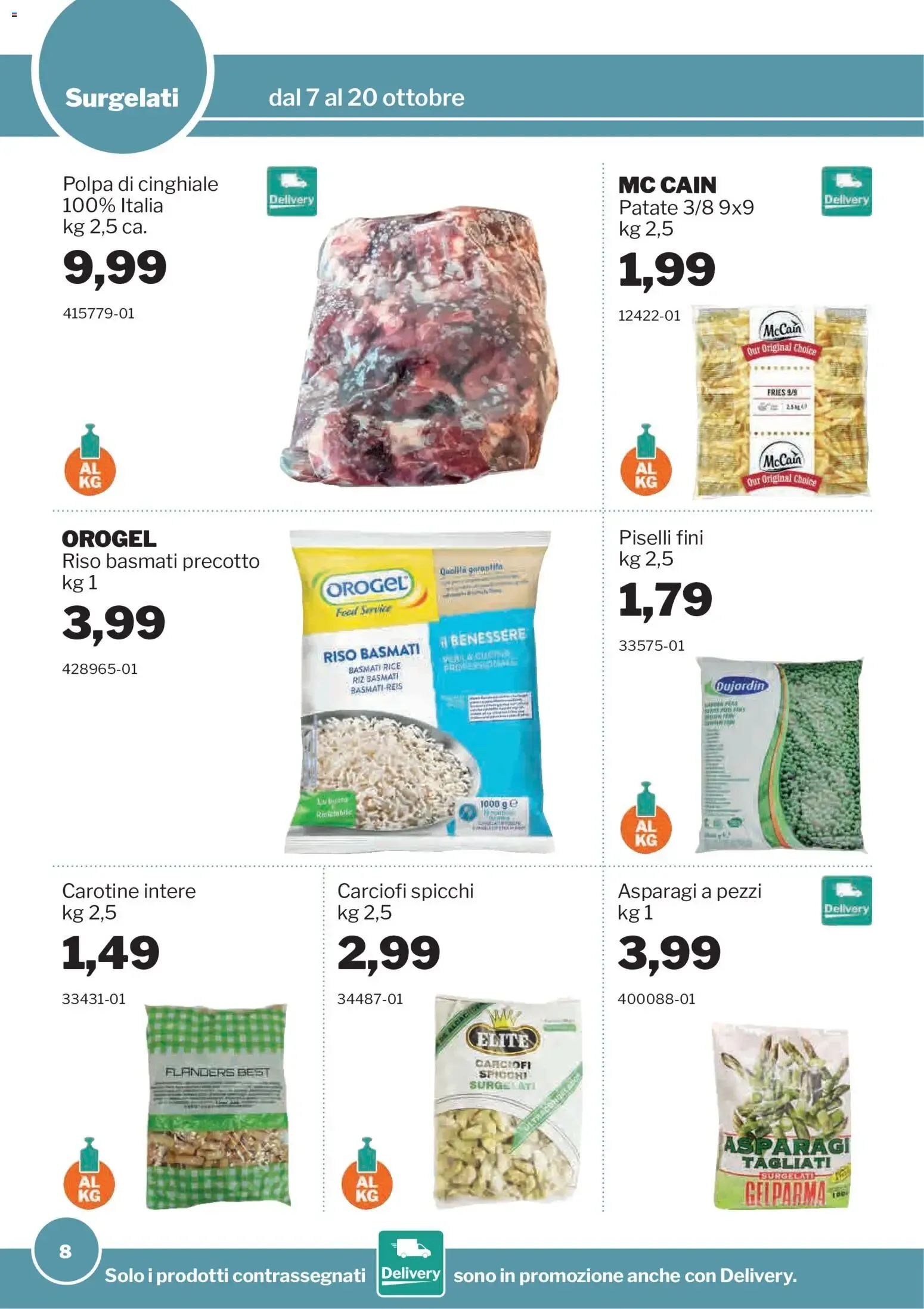 GrosMarket Promozioni Volantino da 7 ottobre a 20 ottobre di 2026 - Pagina del volantino 8