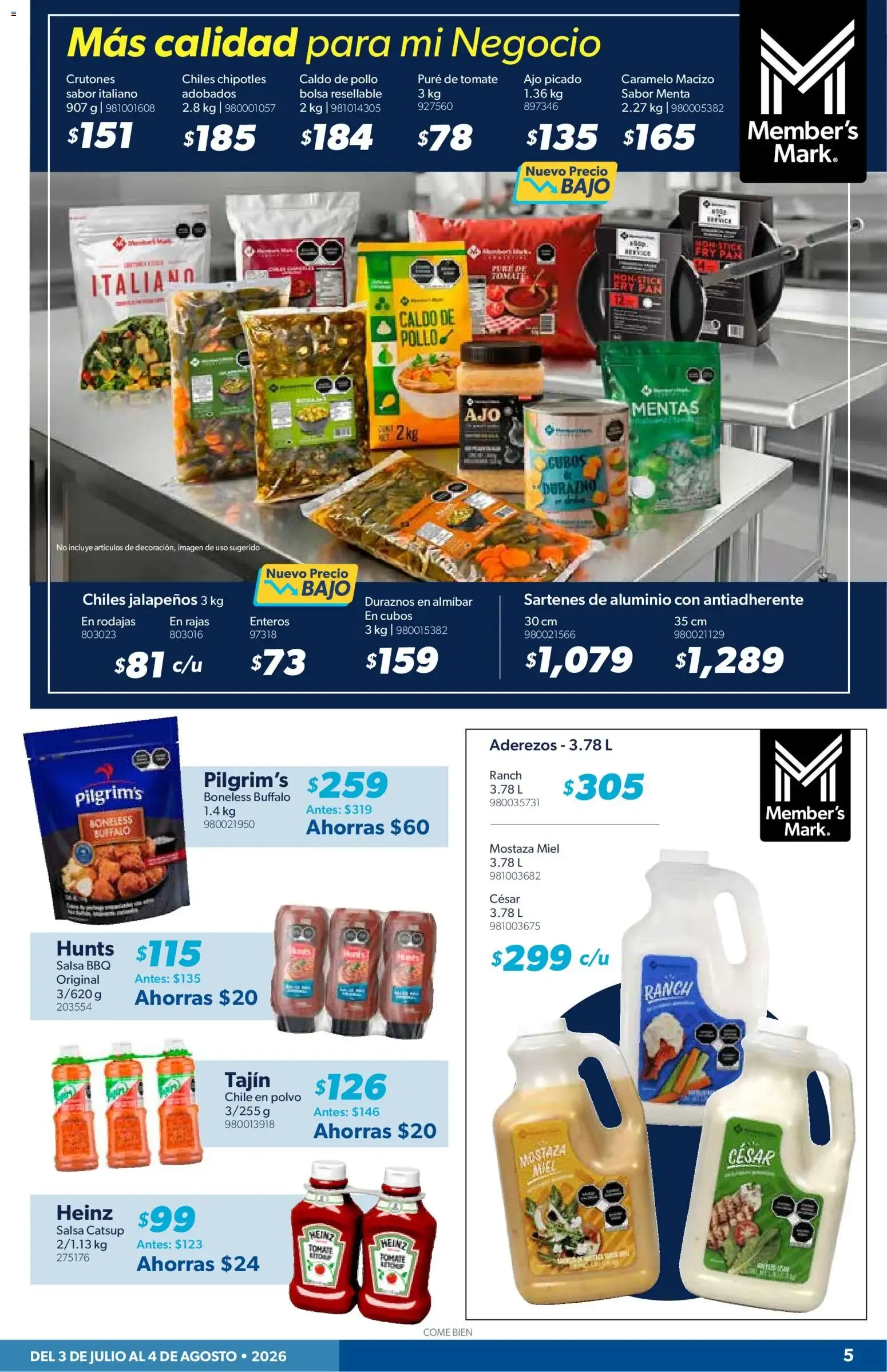 Catálogo de Sam's Club 3 de julio al 4 de agosto 2026 - Pagina 5