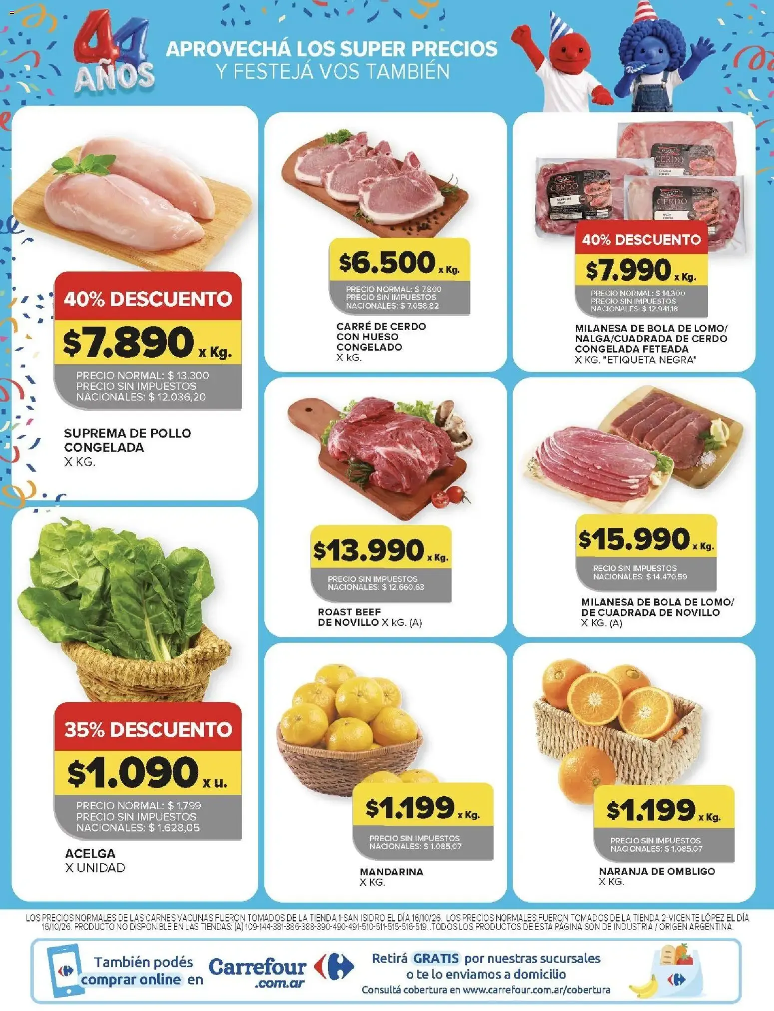 Ofertas de Carrefour: 4ta Semana de Festejos - 44 Años de Precio y Calidad 23 de octubre al 29 de octubre 2026 - Página 18 del catálogo