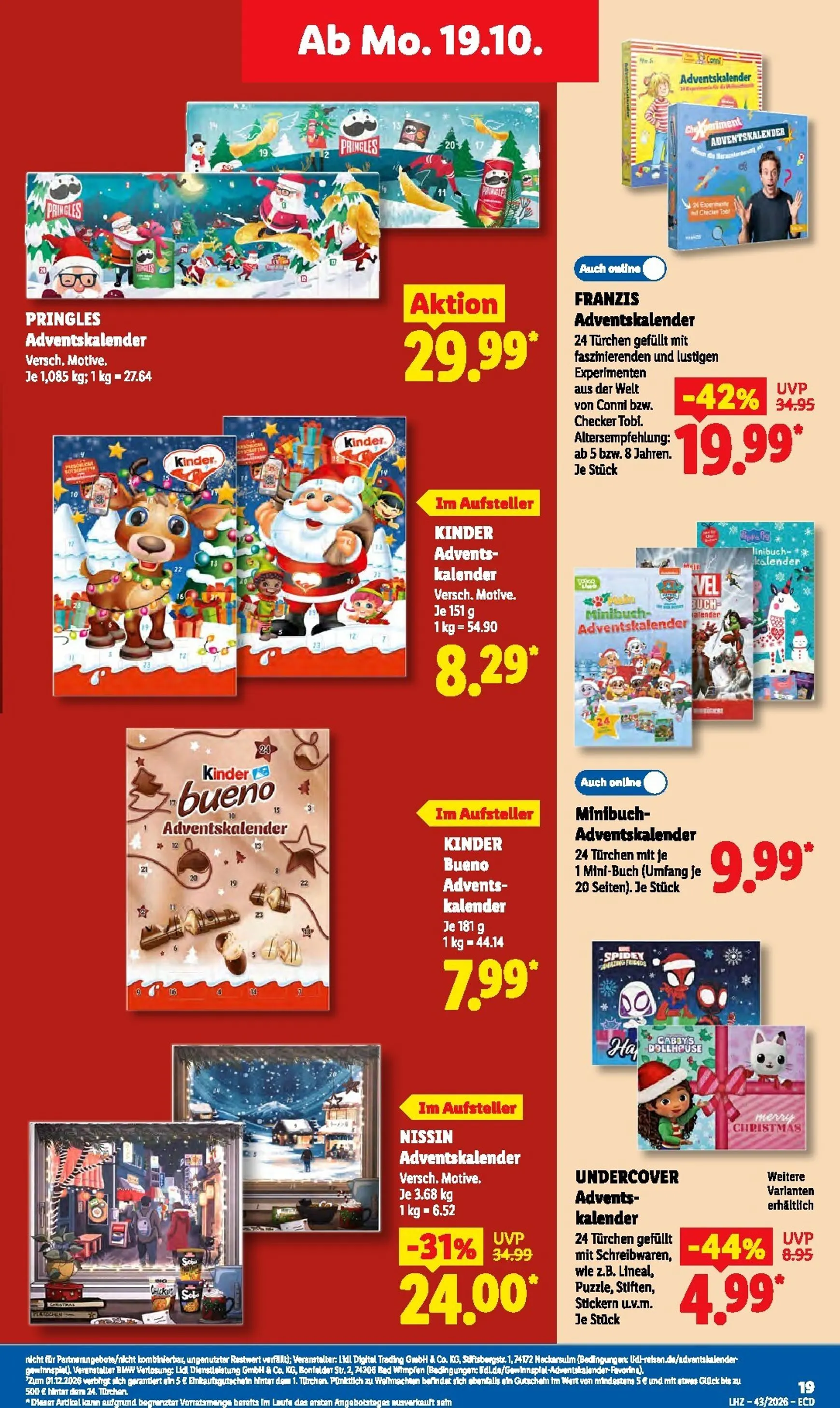 Lidl Prospekt nächste Woche – von Montag 19.10.2026 bis Samstag 24.10.2026 von 19. Oktober bis 24. Oktober 2026 - Prospekt seite 32