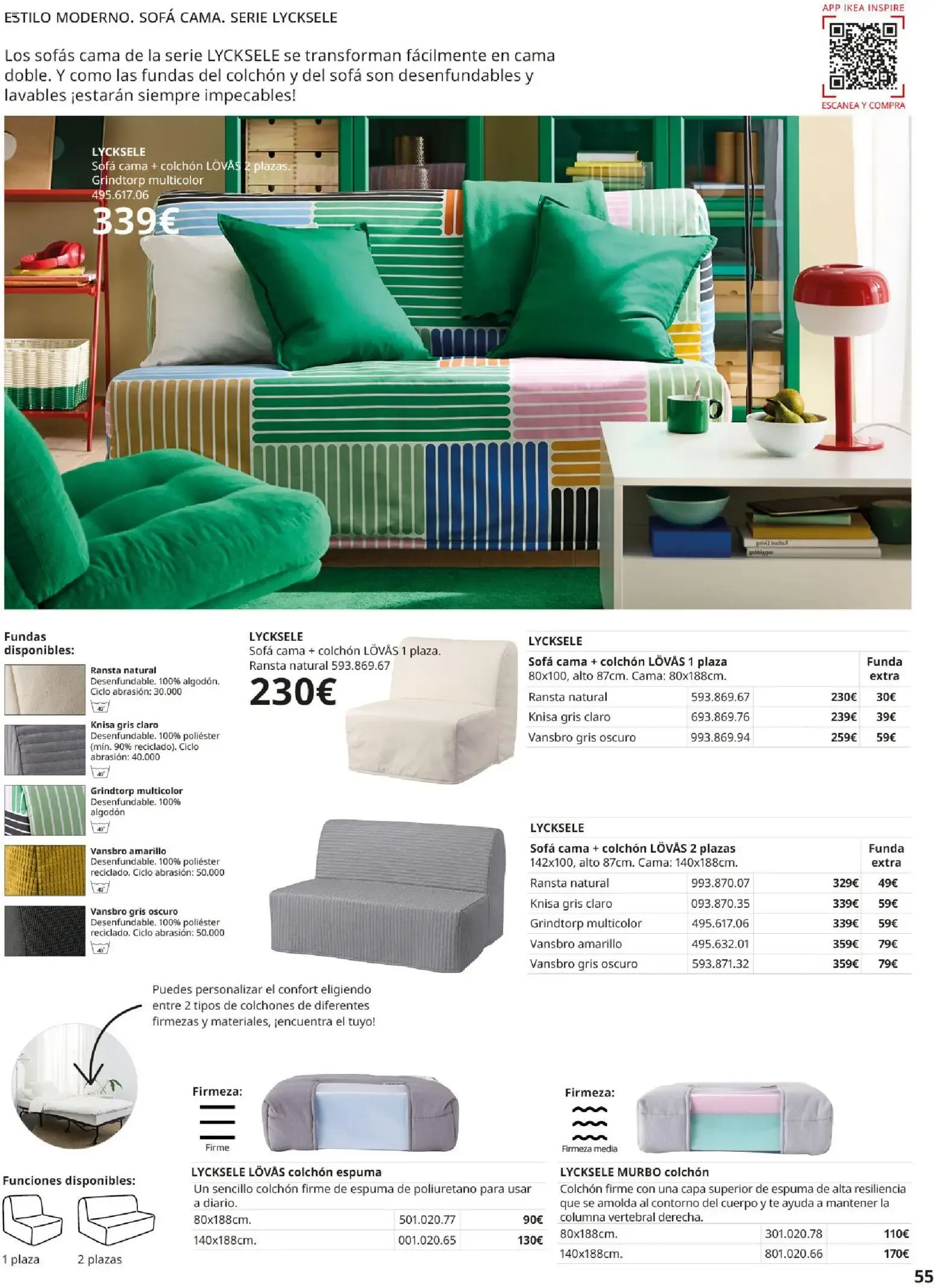 Catálogo de Guía de Compra Sofás IKEA 7 de mayo al 31 de agosto 2026 - Página 55