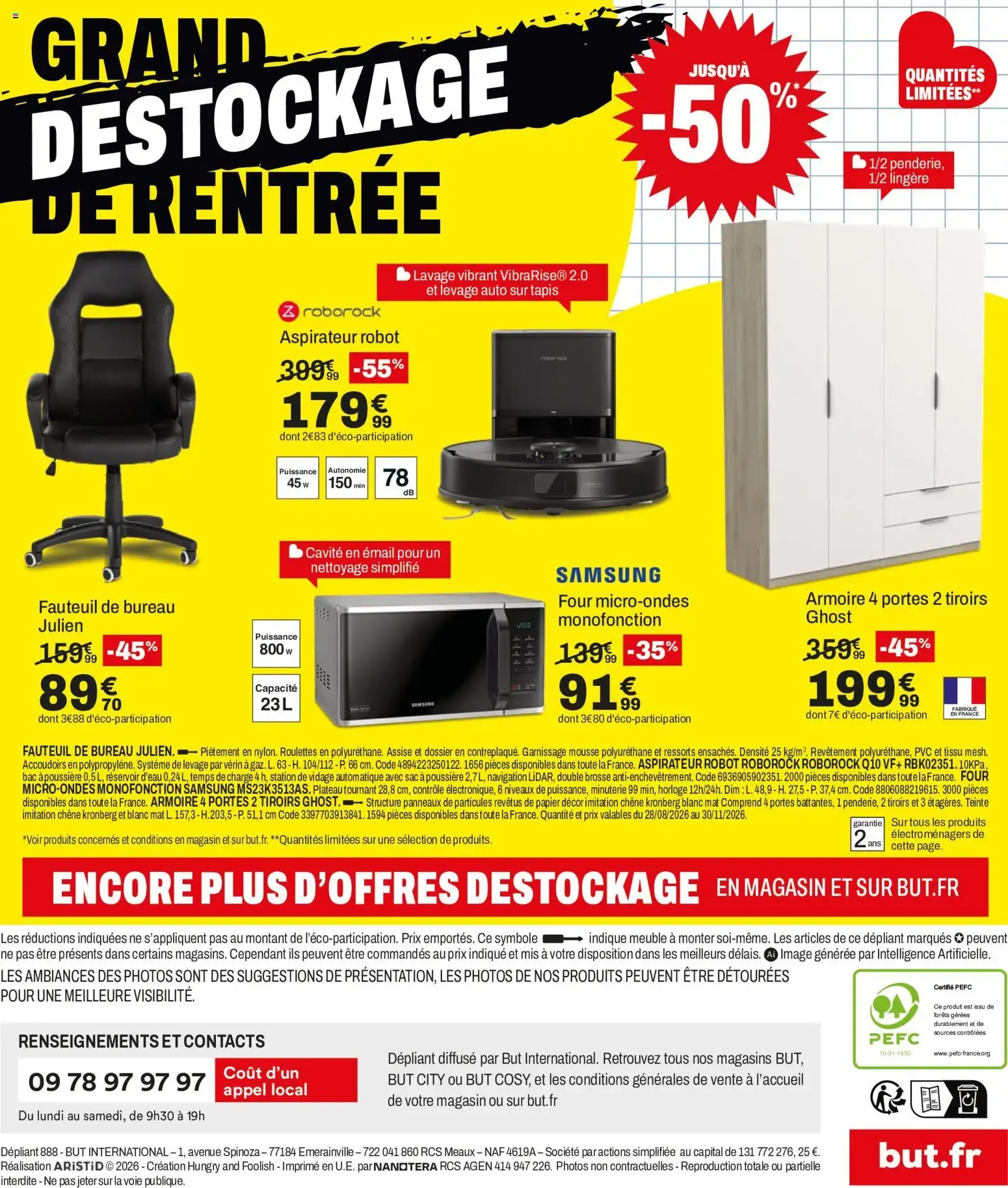 BUT Grand Destockage de Rentrée du 28 août au 21 septembre 2026 - Catalogue page 32
