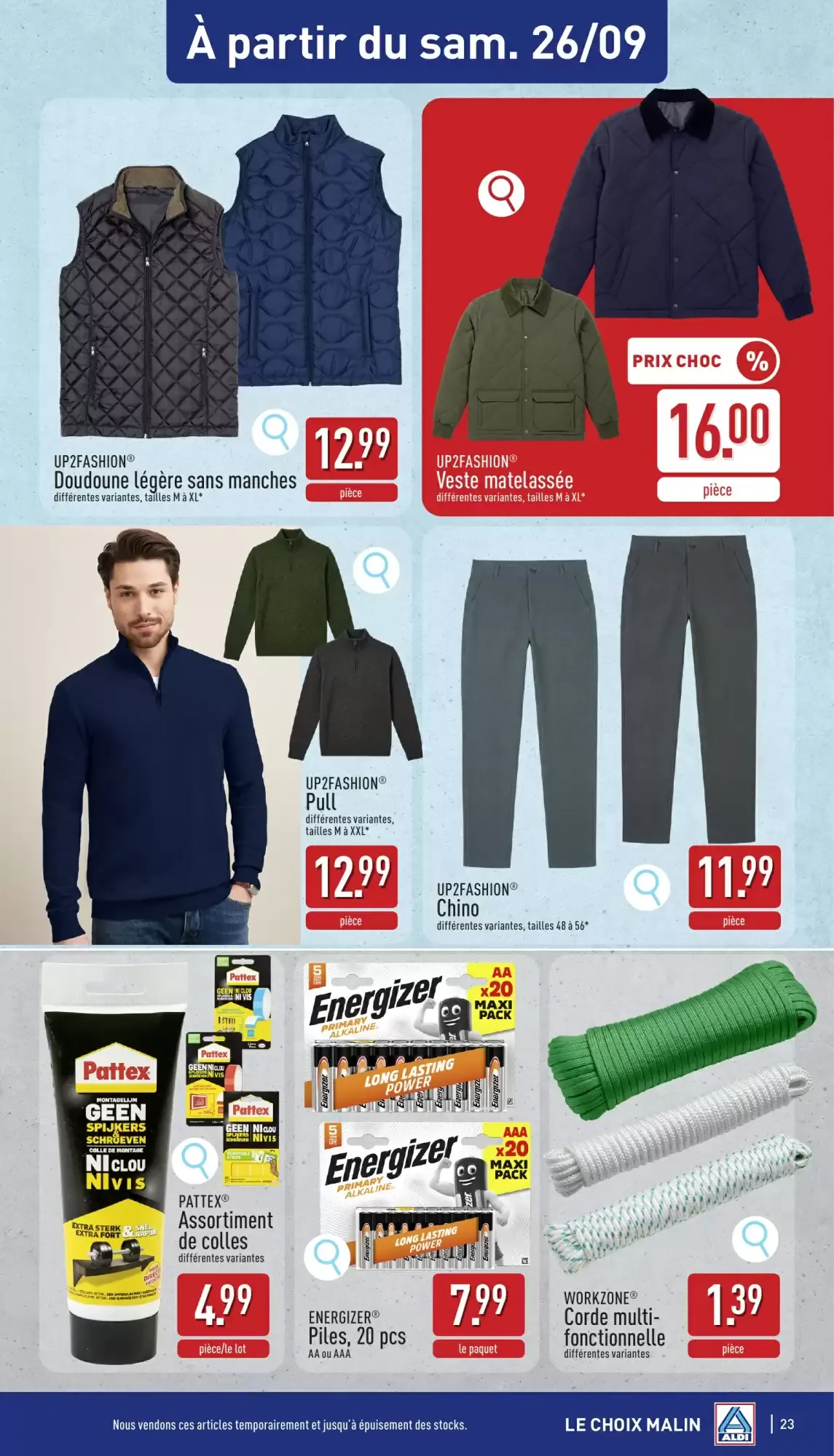 ALDI Dépliant du 21/09 au 26/09 van 21 september tot 26 september 2026 - folder pagina 23