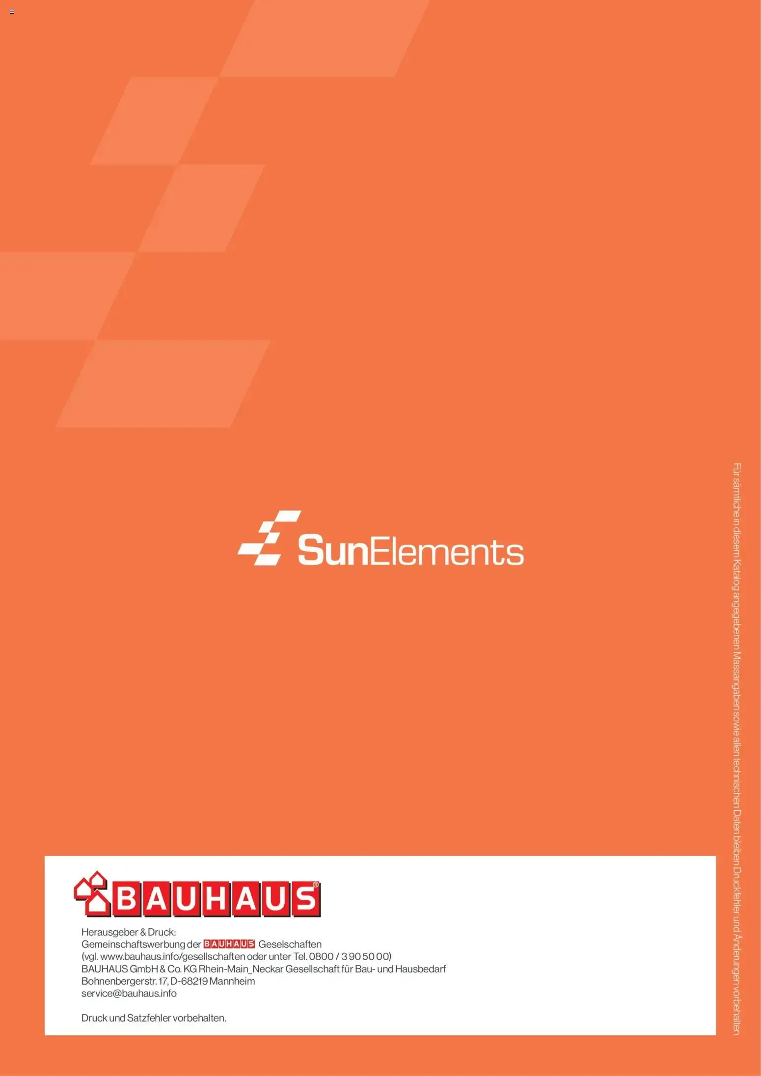 Bauhaus SunElements Gewächshäuser von 25.05.2026 - Aktuelle Angebote von 25. Mai bis 30. Juni 2026 - Flugblätt seite  11