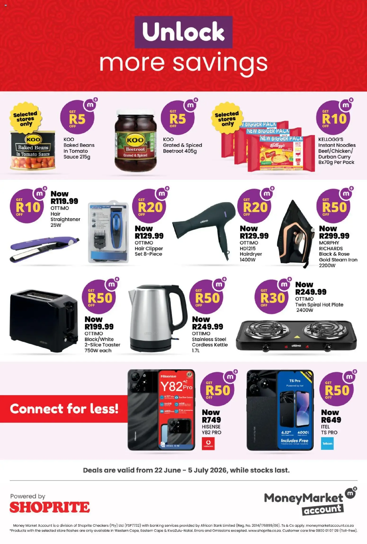 Shoprite - Money Market Exclusive Deals Xtra Savings (22/06/2026 - 05/07/2026) → Online Catalogue from 22 June to 5 July 2026 - Catalogue Page 2