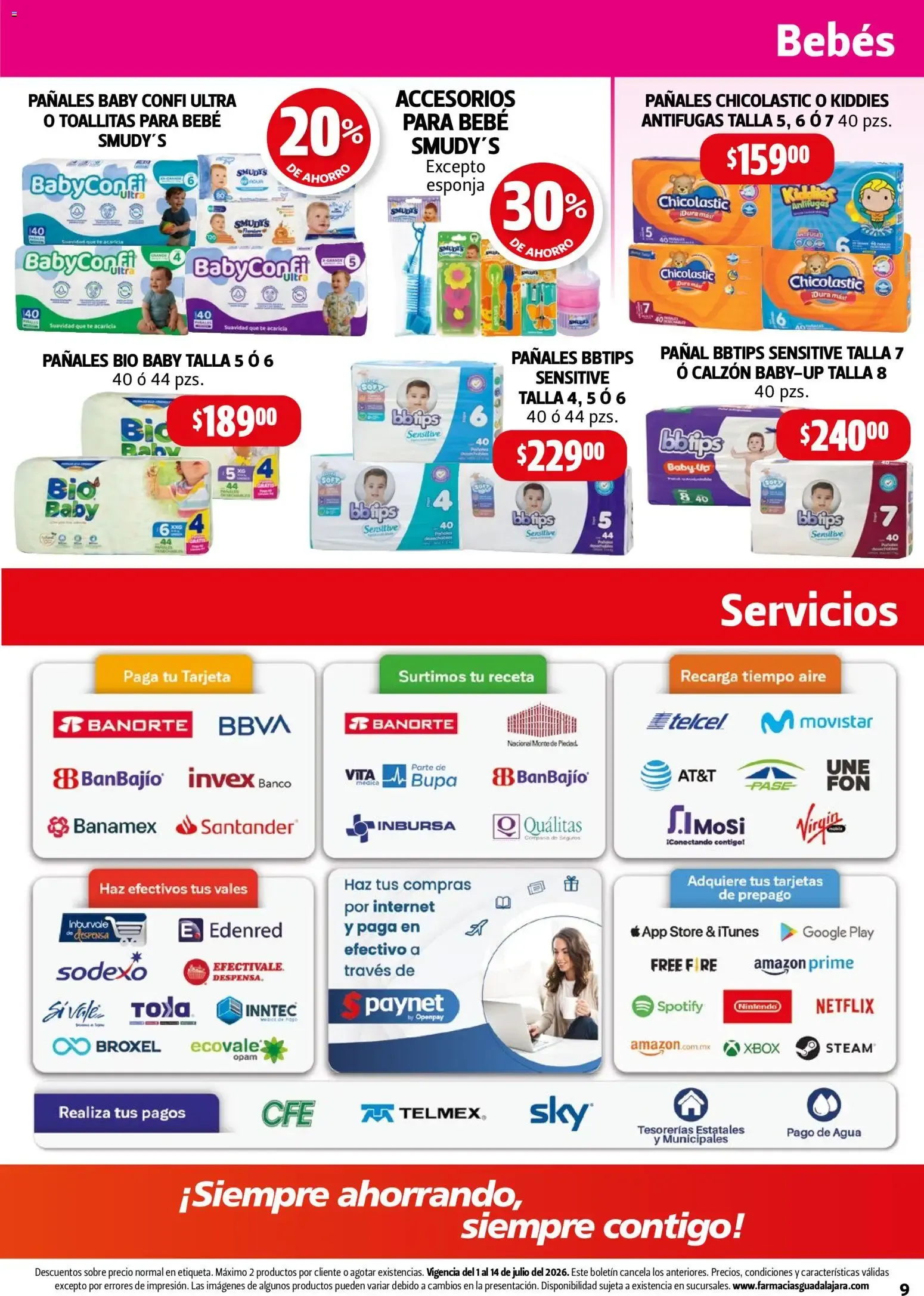 Catálogo de Farmacia Guadalajara catálogo (01/07/2026 - 14/07/2026) - catálogo en línea 1 de julio al 14 de julio 2026 - Pagina 9