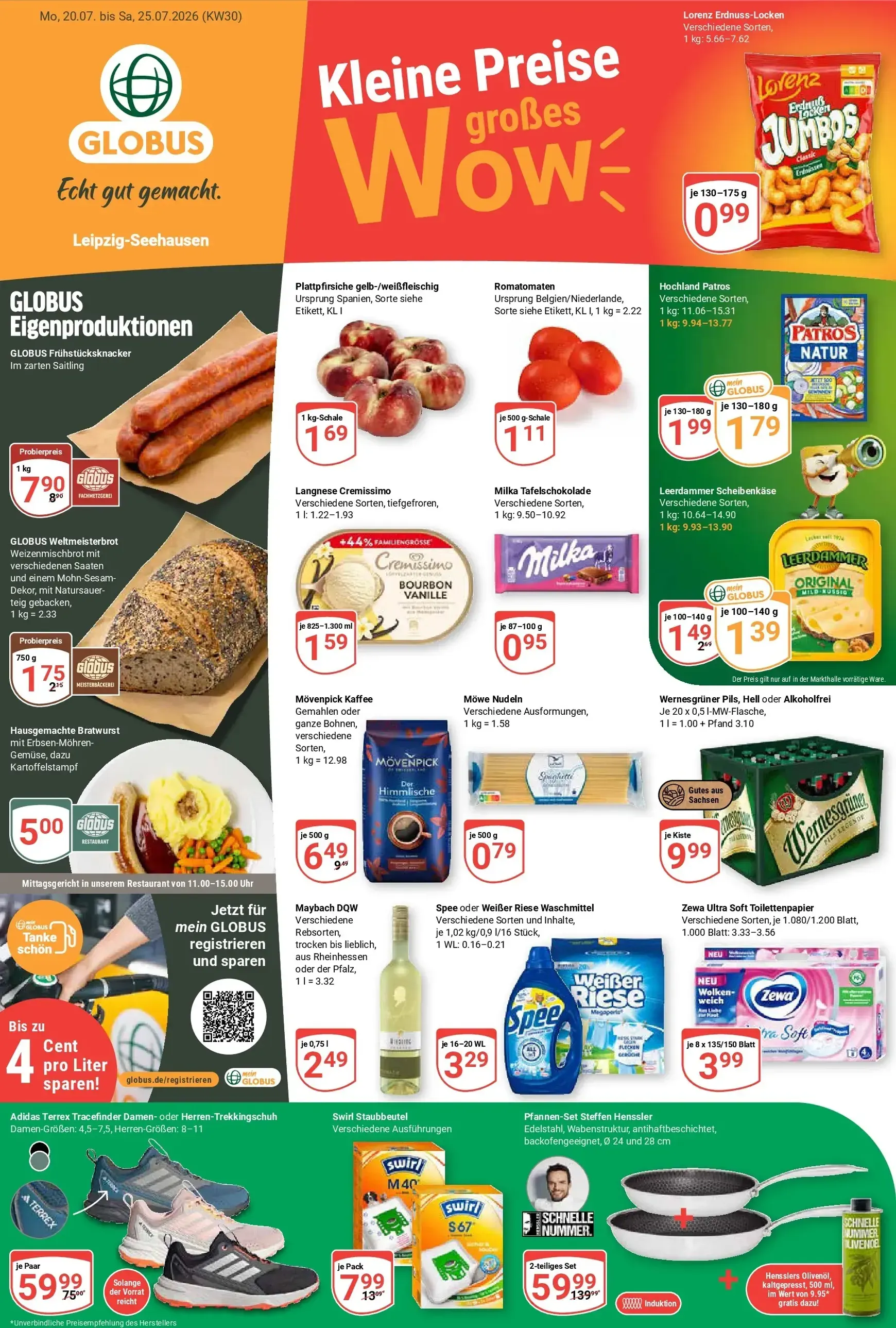 Globus - Globus: Wochenangebote Prospekt – von Montag 20.07.2026 bis Samstag 25.07.2026 von 20. Juli bis 25. Juli 2026 - Prospekt seite 1