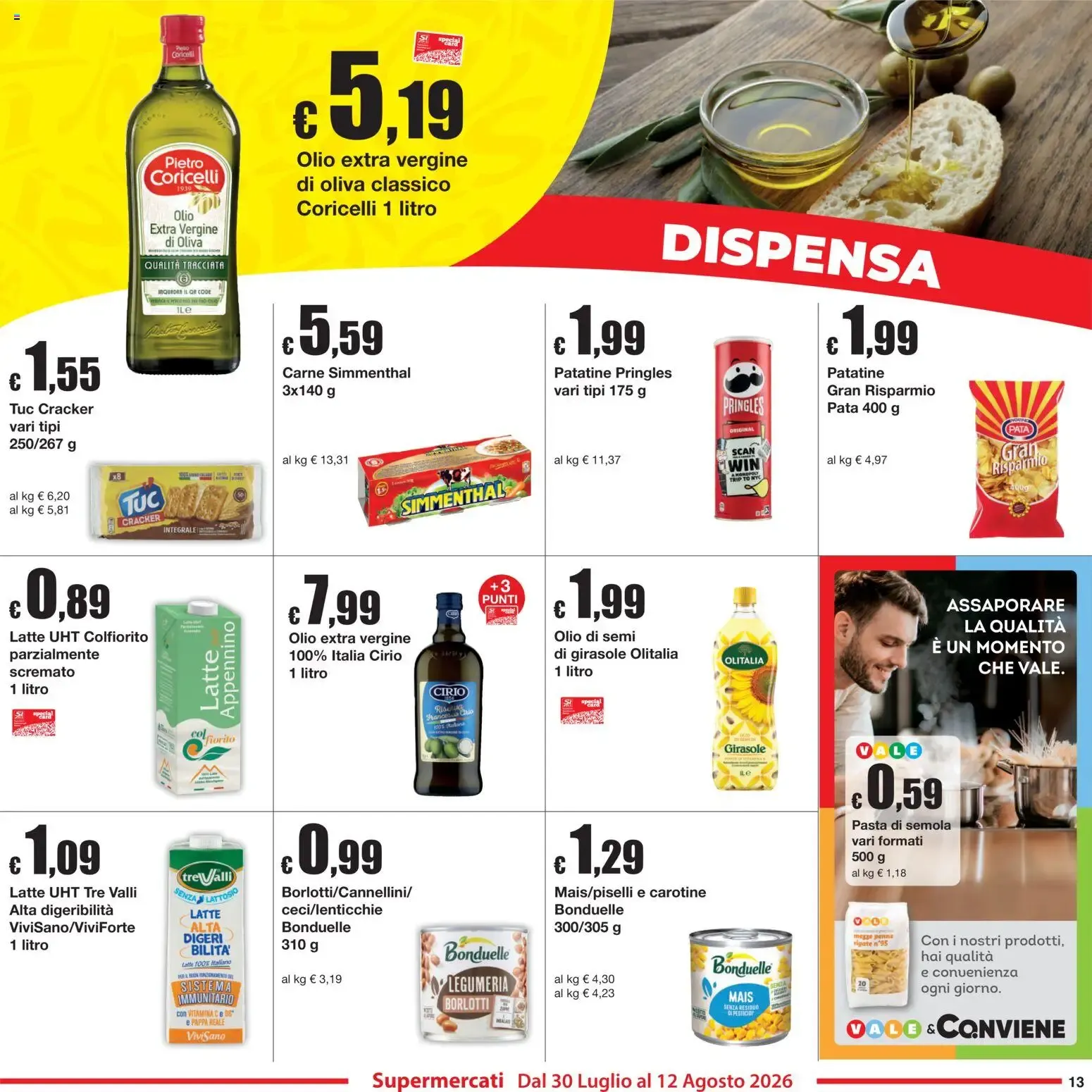 Sì con Te volantino dal 30/07/2026 - online Offerte da 30 luglio a 12 agosto di 2026 - Pagina del volantino 13