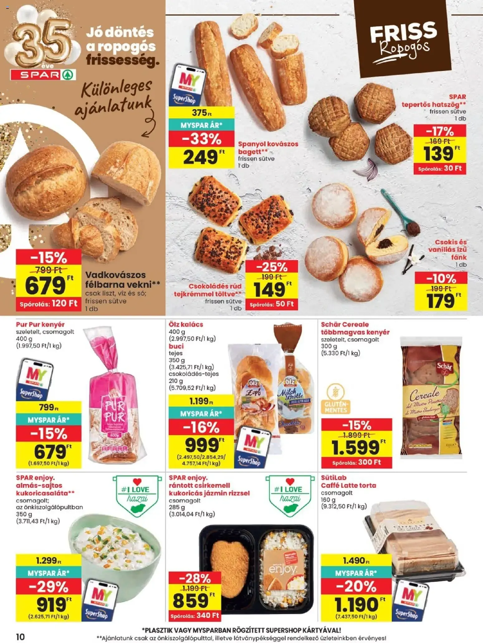 Katalógus SPAR Szülinapi akciók és szuper árak! szeptember 24.-tól szeptember 30.-ig 2026. - Oldal 10