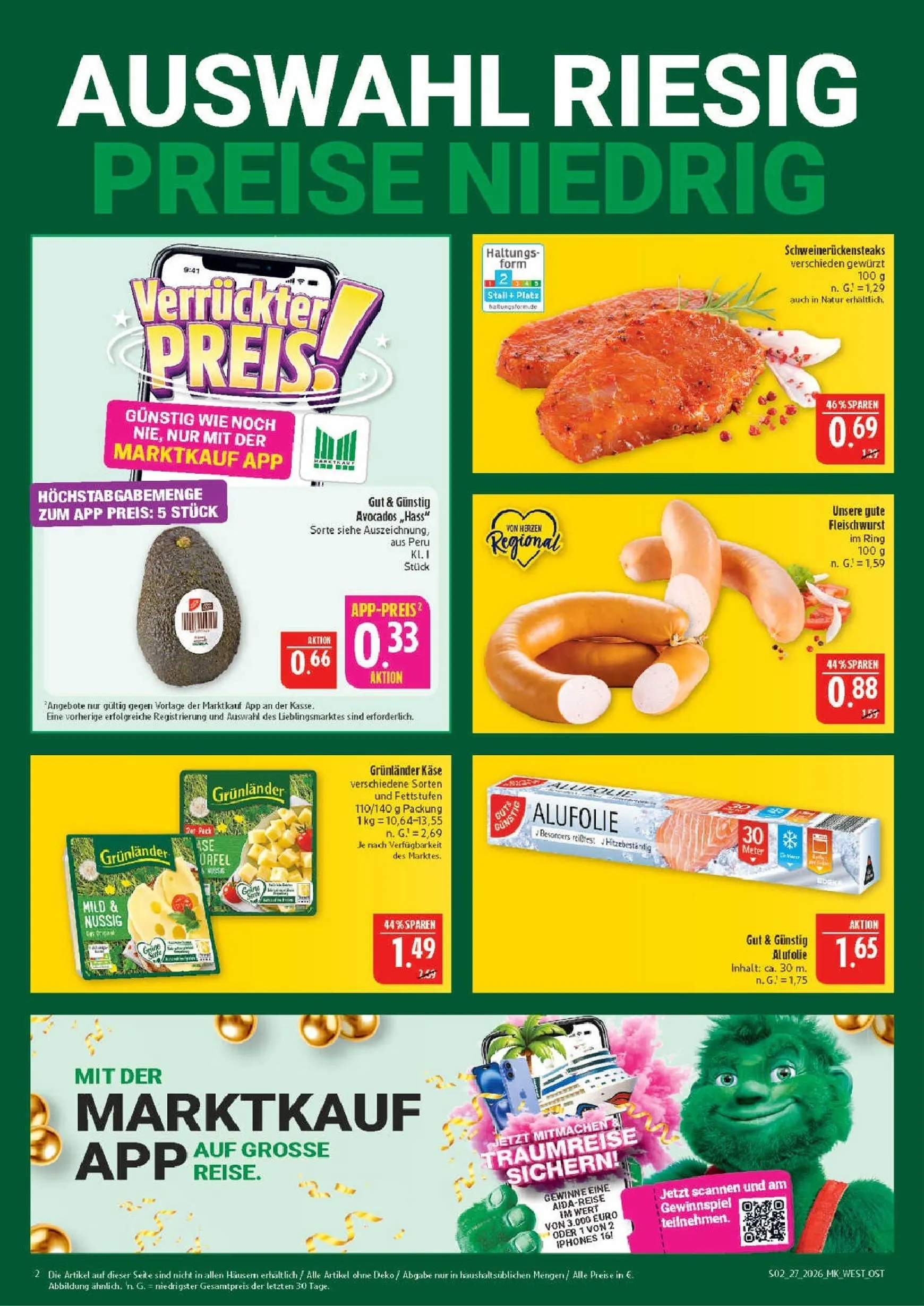 Marktkauf Prospekt nächste Woche – von Montag 29.06.2026 bis Samstag 04.07.2026 von 29. Juni bis 4. Juli 2026 - Prospekt seite 2