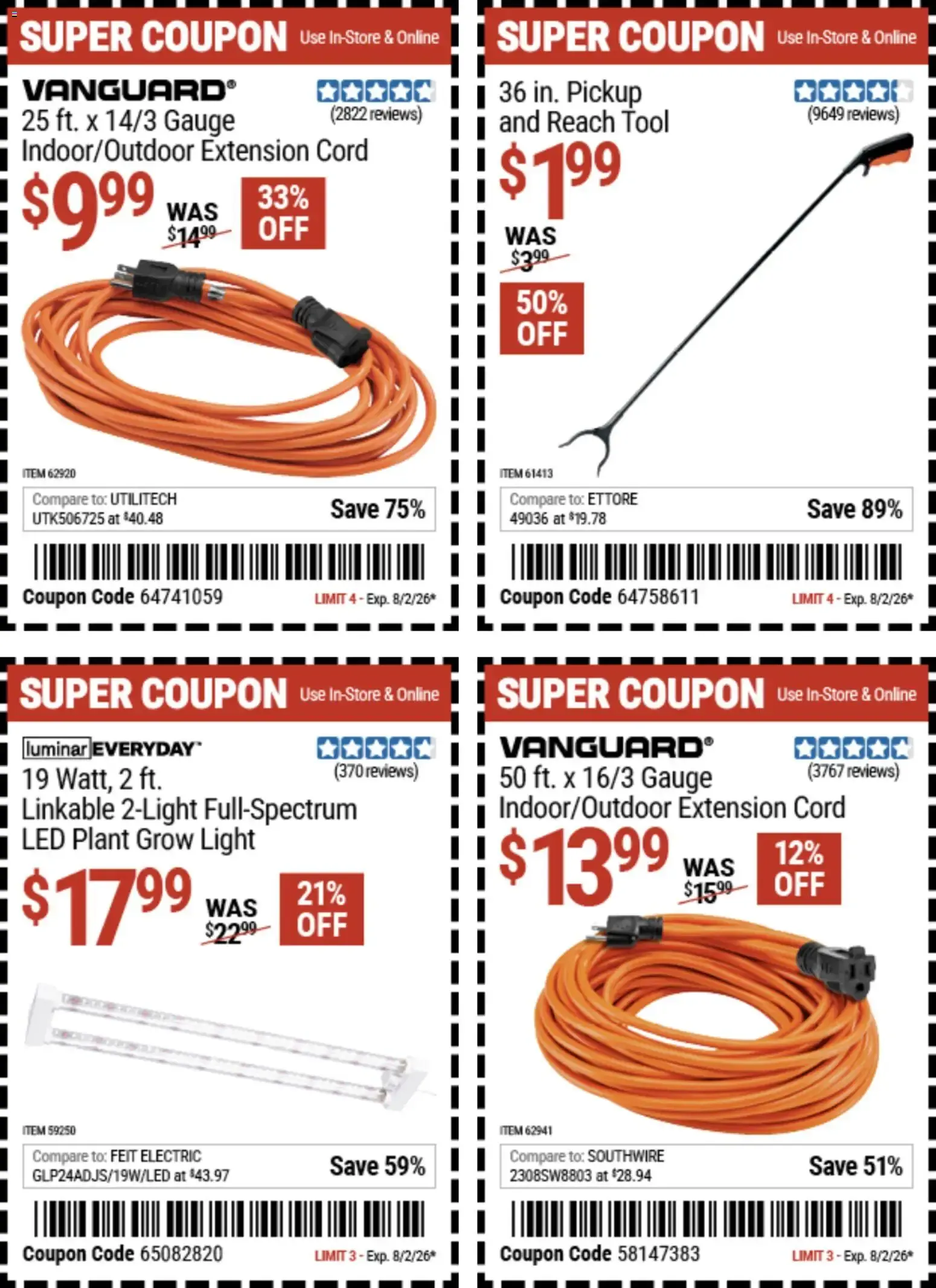 Weekly ad Harbor Freight Coupon Deals from July 20 to August 2 2026 - Page 8