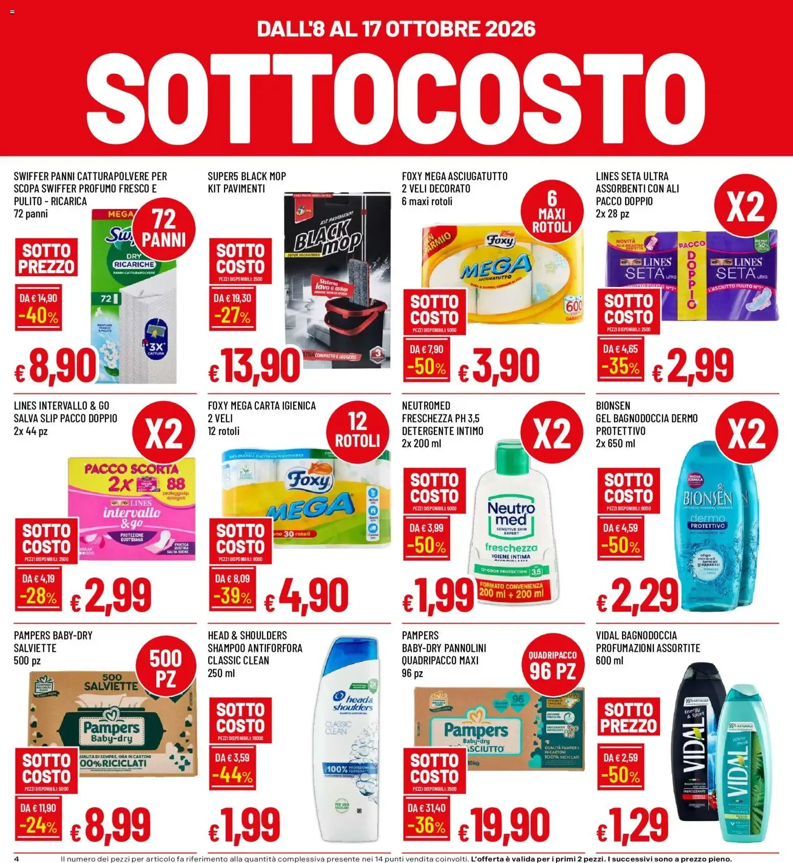 SOTTOCOSTO da 8 ottobre a 17 ottobre di 2026 - Pagina del volantino 4
