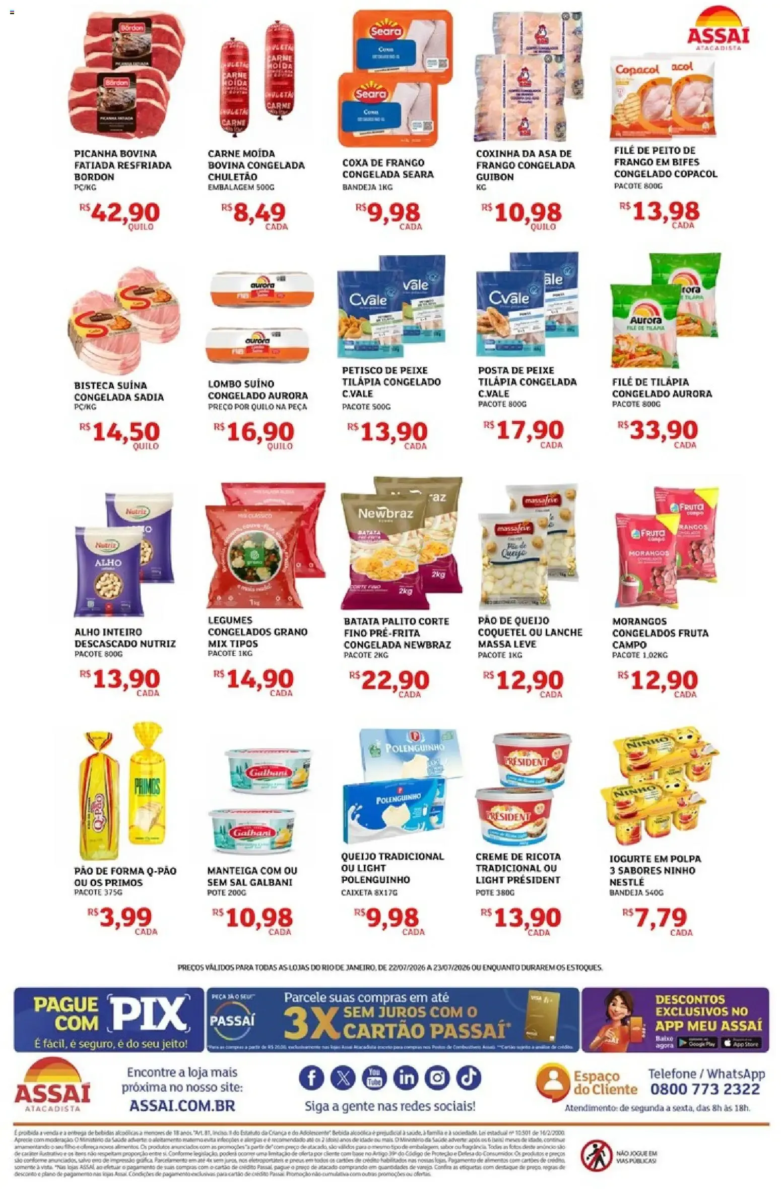 Encarte de Assaí Atacadista ofertas - RJ de 22/07/2026 | Promoções Online 22 de julho até 23 de julho 2026 - Pagina 2