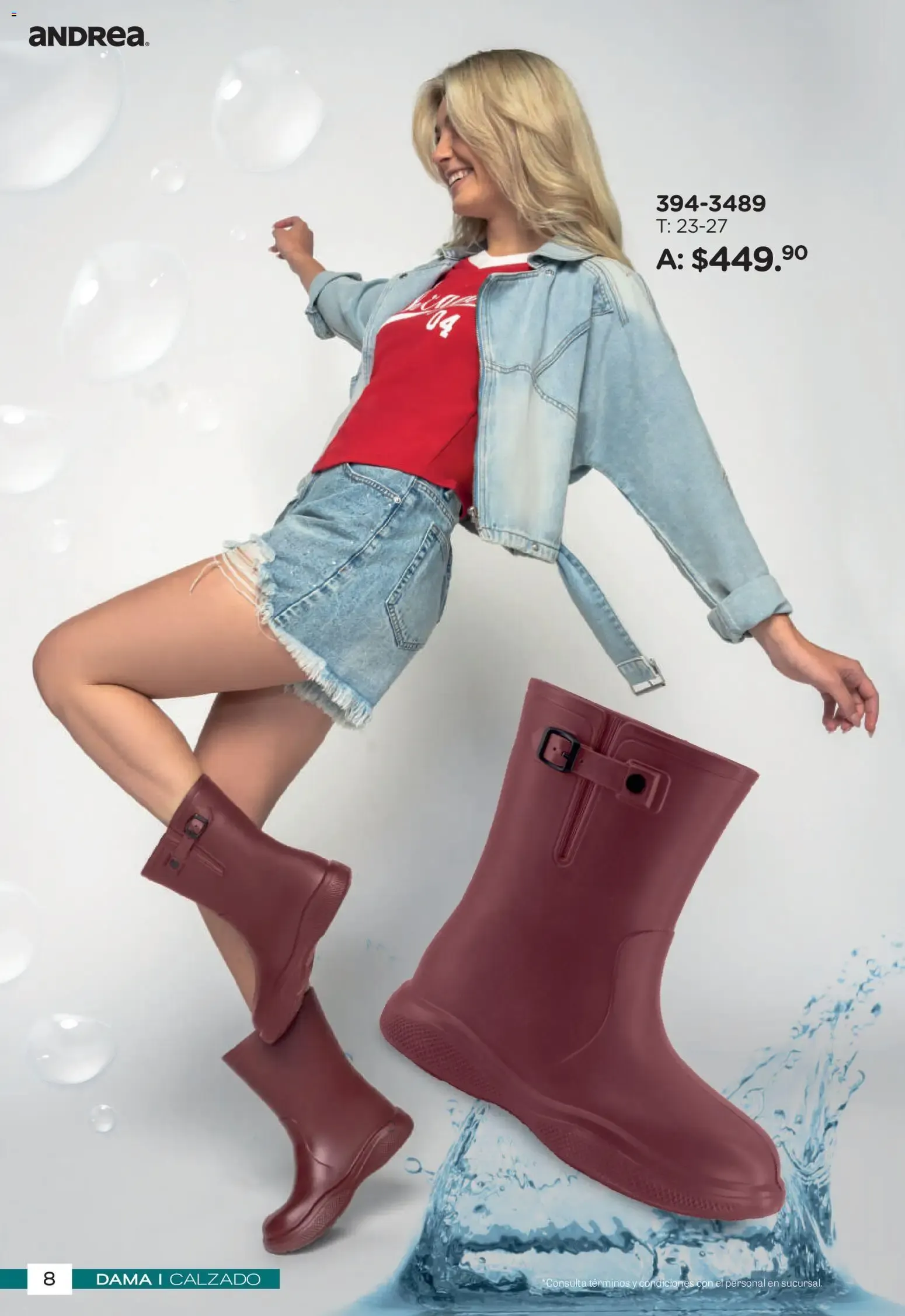 Catálogo de Andrea catálogo Botas de Lluvia 2026 - Catálogos en línea de 26/04 - 31/10 26 de abril al 31 de octubre 2026 - Pagina 8