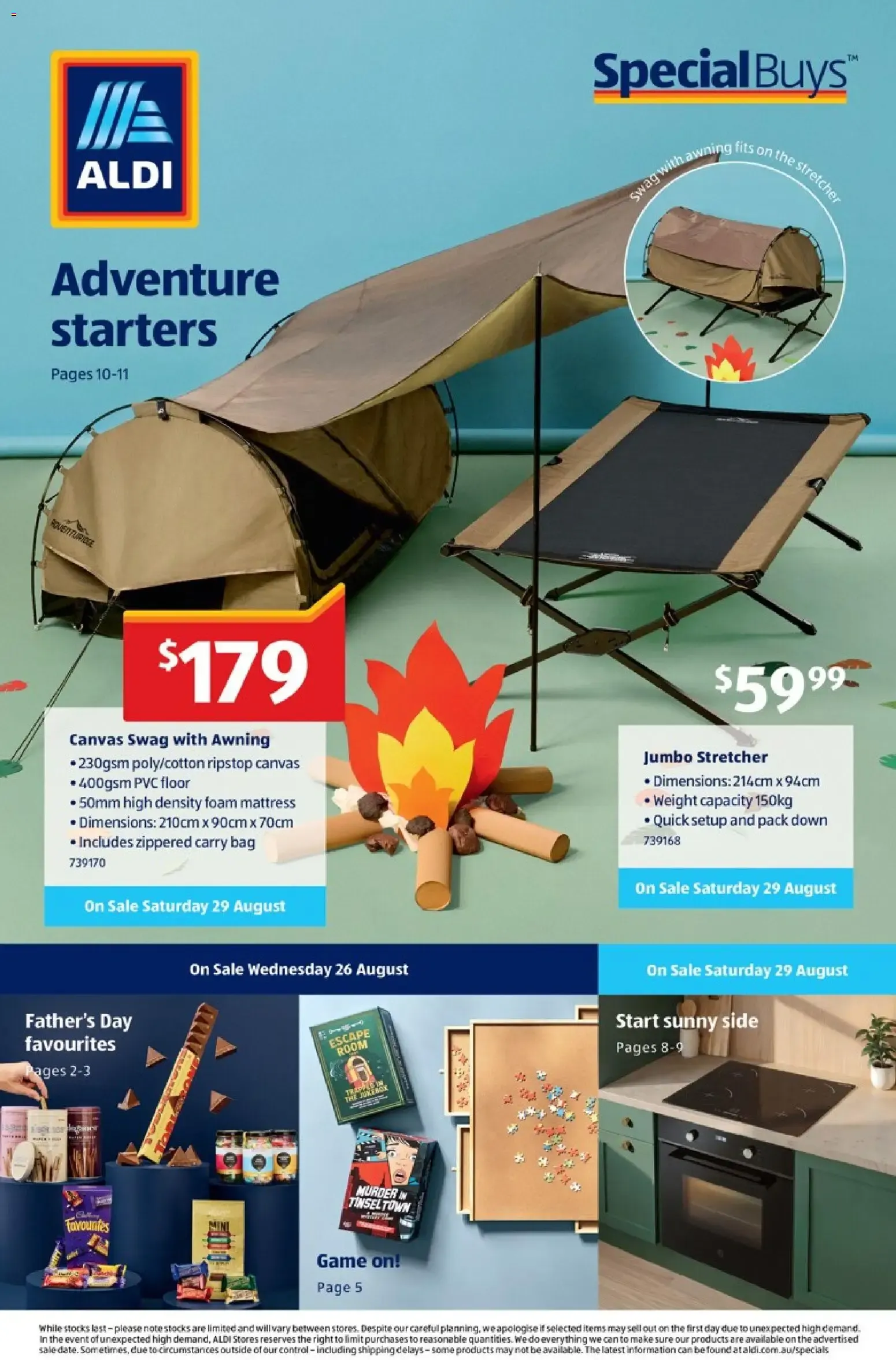 ALDI Special Buys - Adventure Starters - Catalogue valid from 26 August to 29 August 2026 - page 1