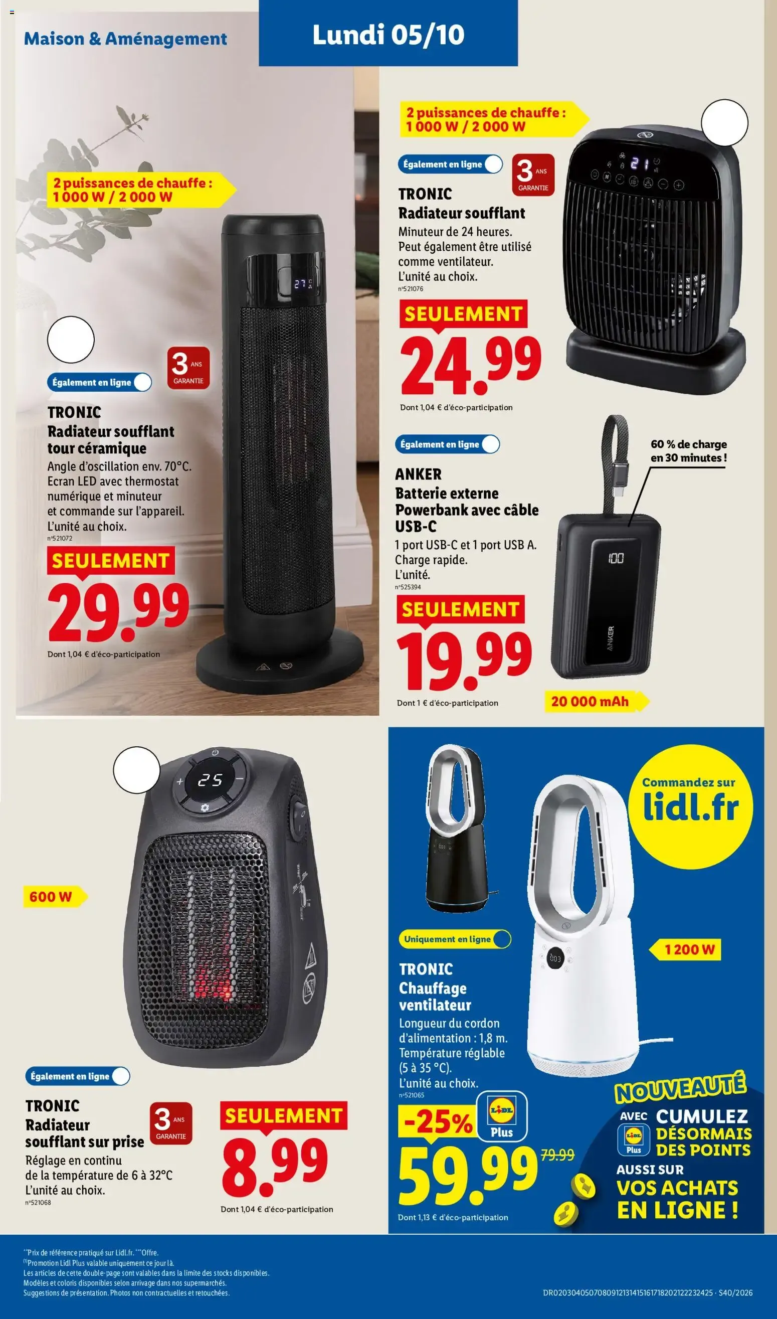 Catalogue LIDL du 01/10/2026 | Promo prospectus en ligne du 1 octobre au 7 octobre 2026 - Catalogue page 49