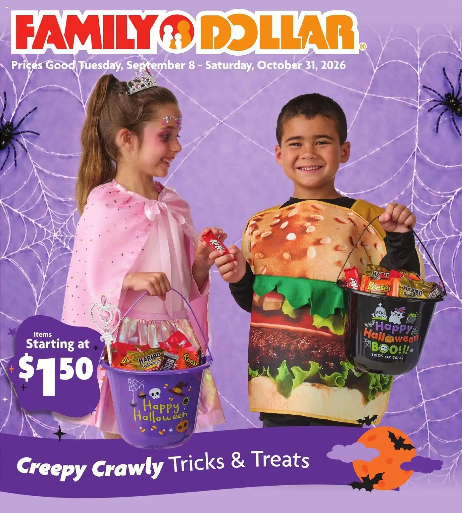 Weekly ad Family Dollar Halloween Book (09/08 - 10/31 2026) - Flyer from September 8 to October 31 2026 - Page 1