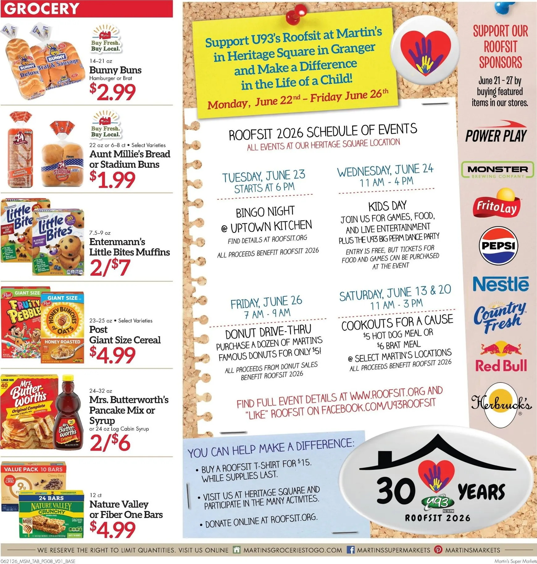 Weekly ad Current Martin's Super Markets leaflet valid from Sunday 06/21/2026 to Saturday 06/27/2026 from June 21 to June 27 2026 - Page 8