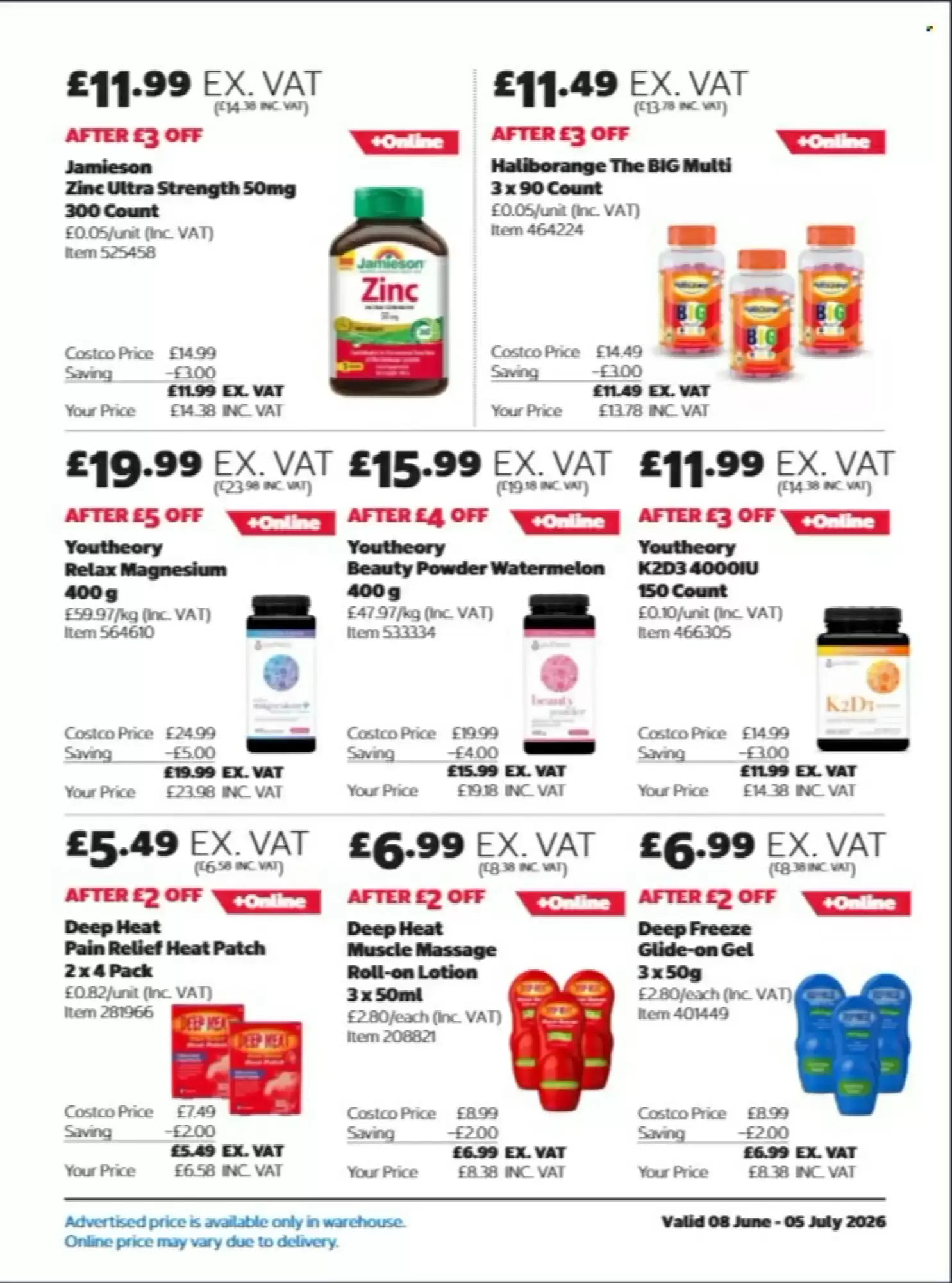 Costco leaflet from 8 June to 5 July 2026 - Catalogue Page 29