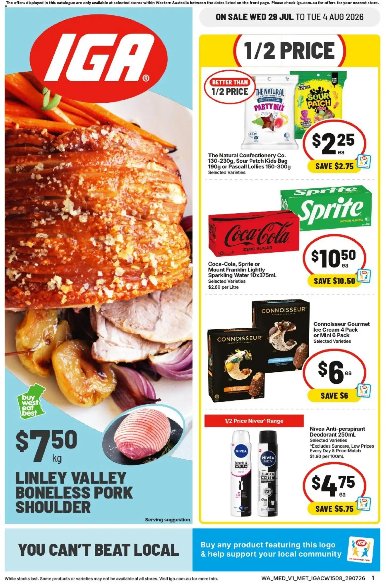 IGA catalogue valid from 29/07/2026 > Online Australia - Catalogue valid from 29 July to 4 August 2026 - page 1