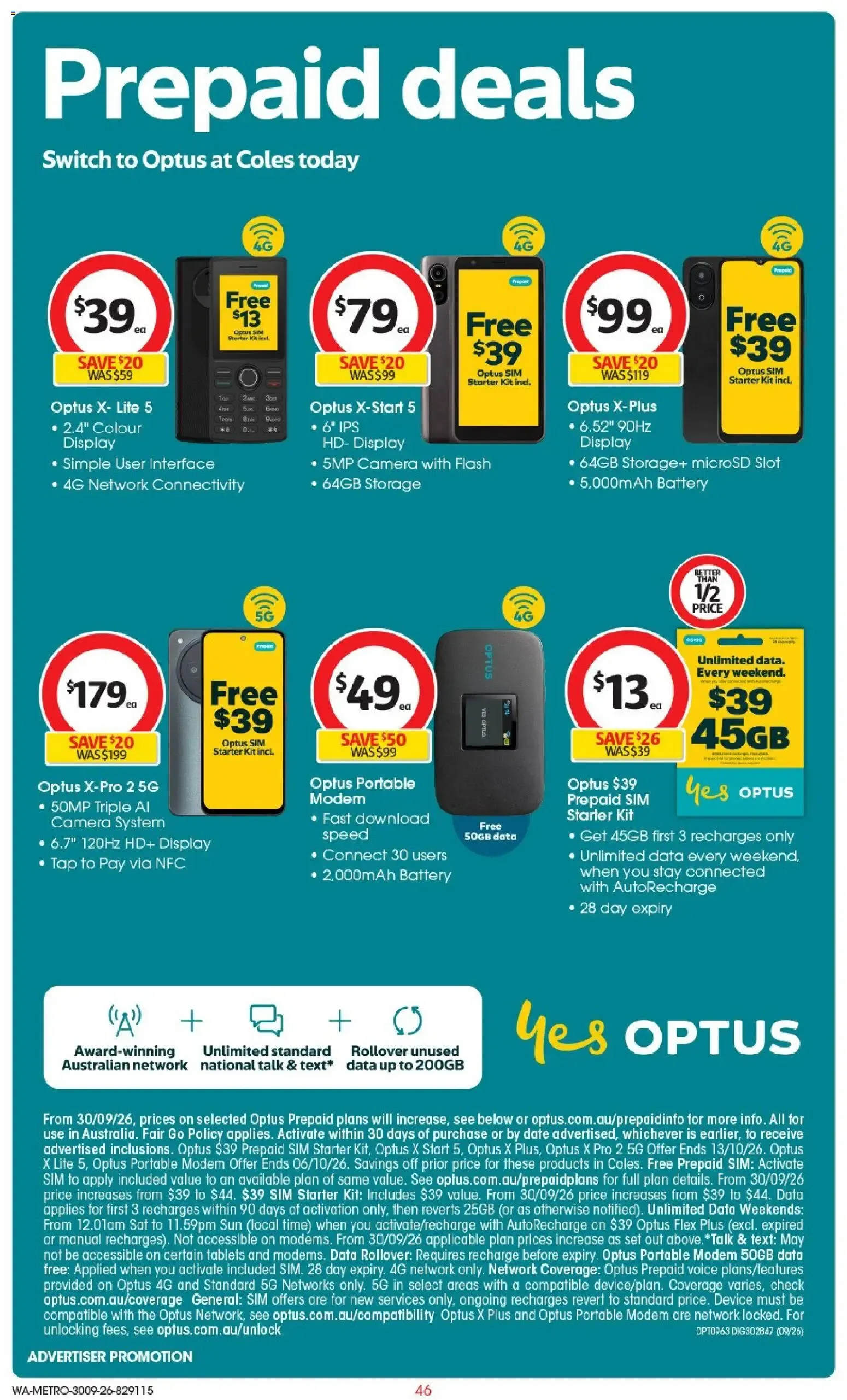 Coles catalogue valid from 30/09/2026 > Online Australia - Catalogue valid from 30 September to 6 October 2026 - page 46