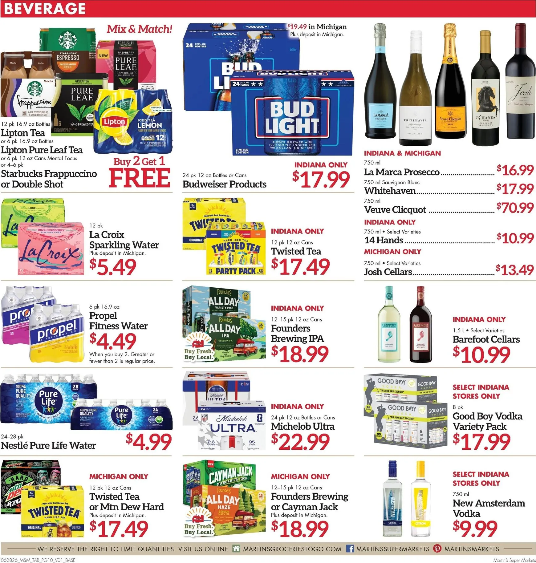 Weekly ad Martin's Super Markets - Spark Your Celebration for the Fourth of July! from June 28 to July 4 2026 - Page 10