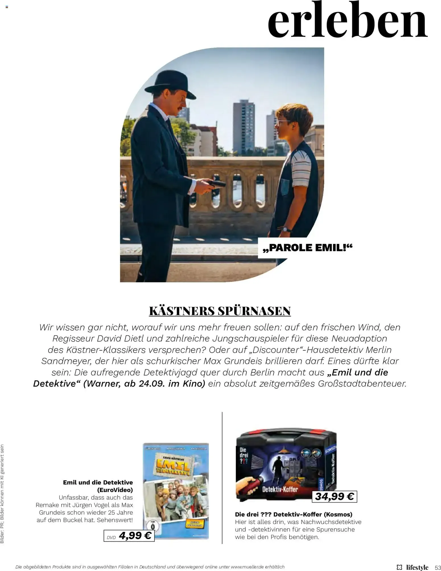 Müller lifestyle IHR WOHLFÜHL-MAGAZIN von 1. September bis 31. Oktober 2026 - Prospekt seite 54