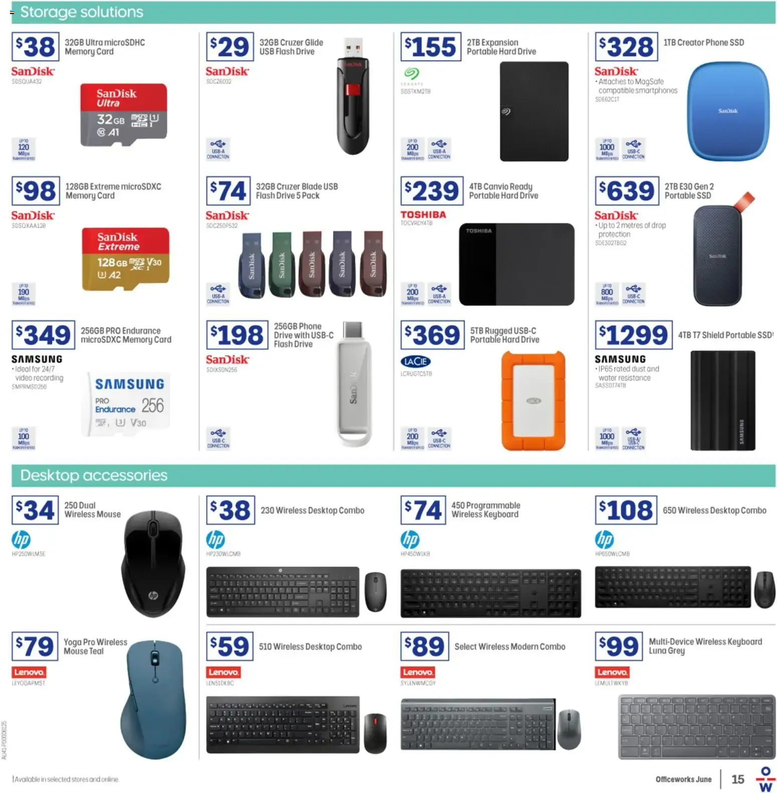 Officeworks catalogue - 28/05/2026 > weekly / monthly specials - Catalogue valid from 28 May to 30 June 2026 - page 15