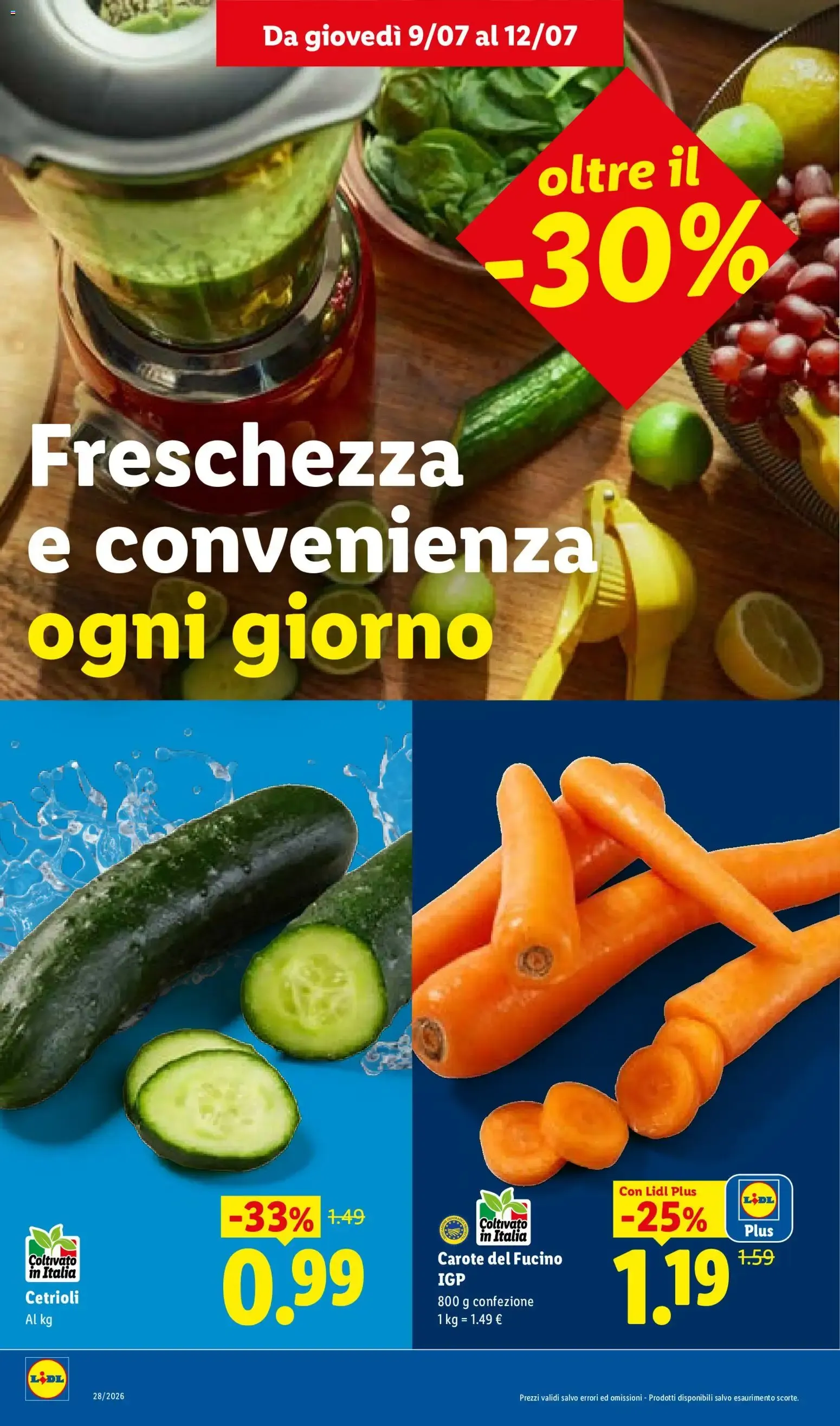 Lidl - L'estate del risparmio da 9 luglio a 15 luglio di 2026 - Pagina del volantino 4