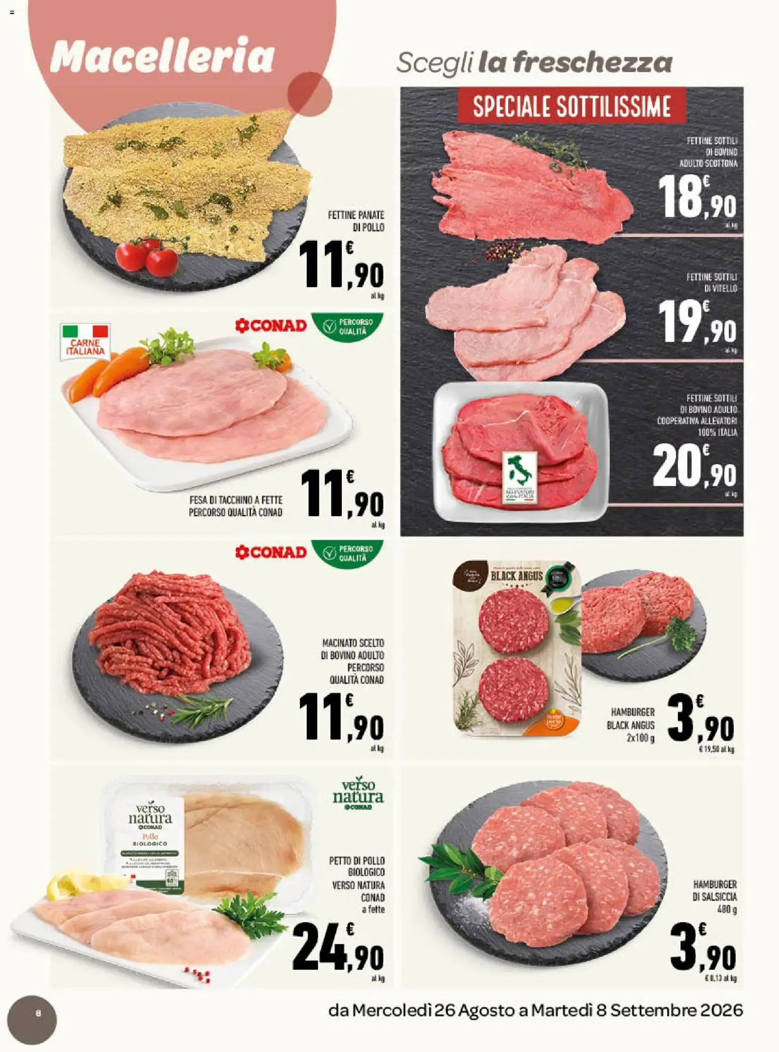 Tuday Conad: Incontro di Sapori da 26 agosto a 8 settembre di 2026 - Pagina del volantino 8